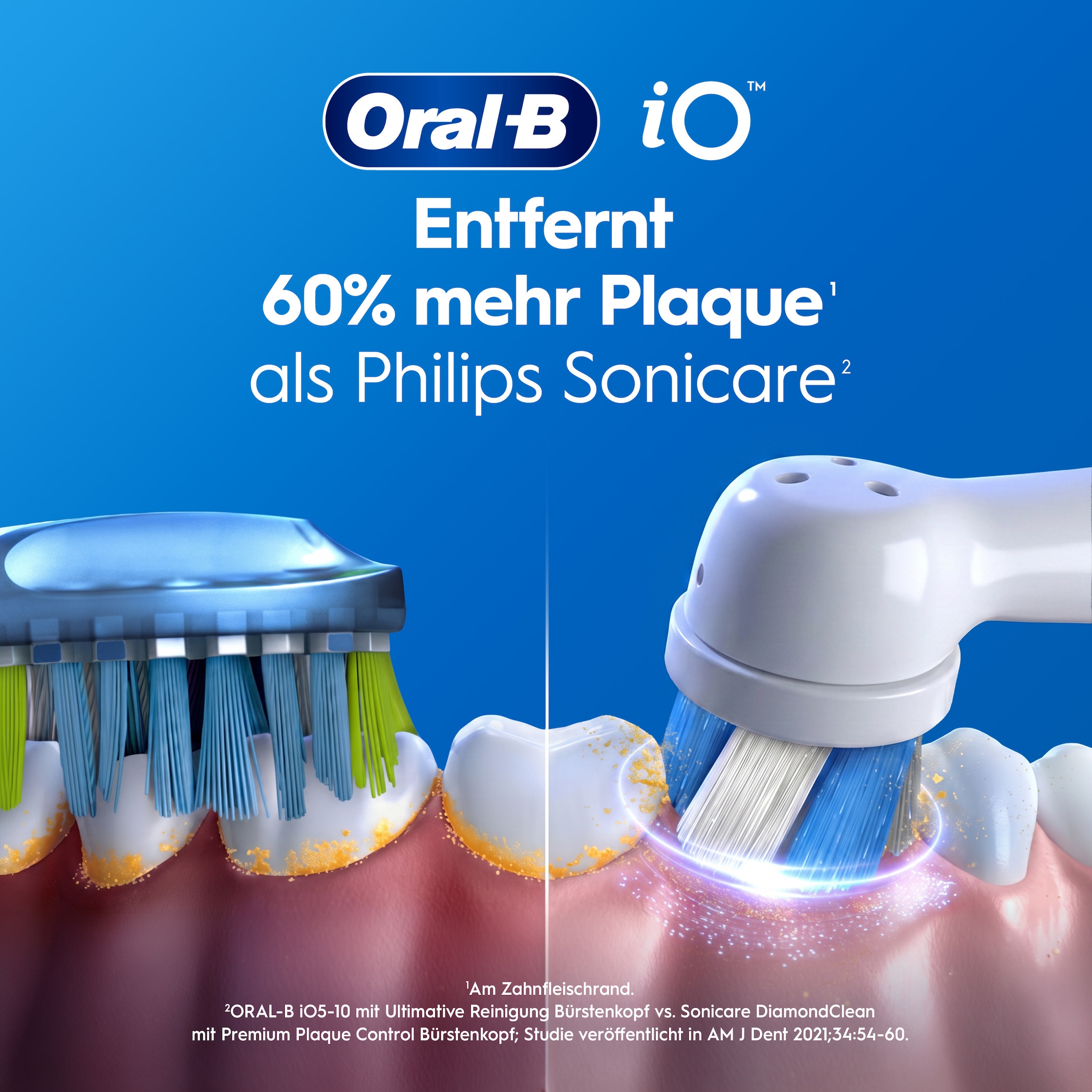 Oral-B Elektrische Zahnbürste »iO Series 2« 1 Stk. Aufsteckbürsten für die ultimative Reinigung