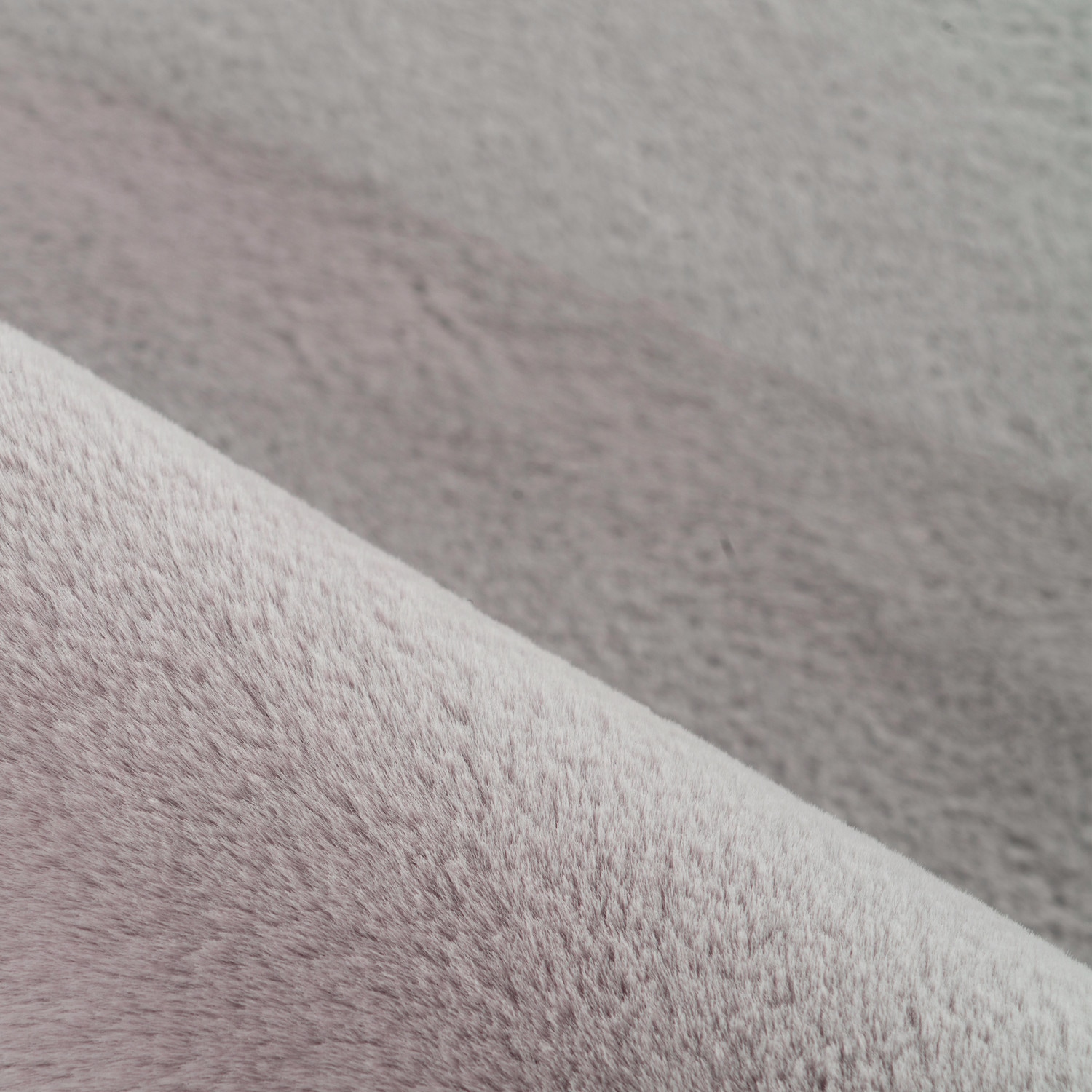 Ayyildiz Teppiche Hochflor-Teppich »POUFFY 5100«, rund, 20 mm Höhe, Läufer, weicher glatter Softflor, Kaninchen Fell Haptik, waschbar