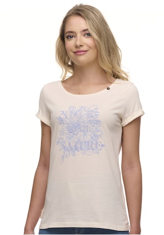 Ragwear Plus T-Shirt »FLORAH FLOWER ORGANIC PLUS«, mit Statement-Print "Back to the... kaufen