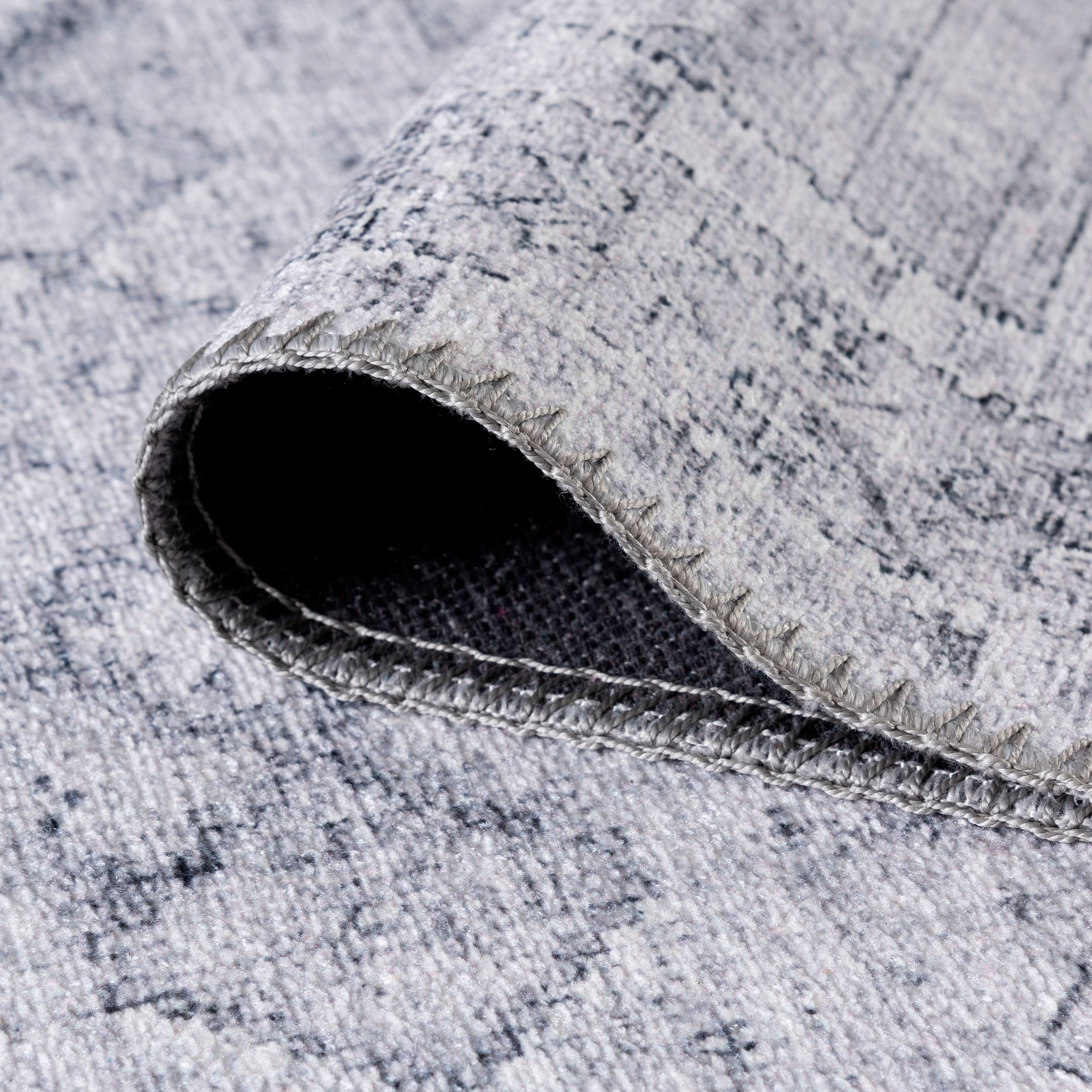 Sehrazat Teppich »Vintage 3570«, rechteckig, 4 mm Höhe, Kurzflor, waschbar, Chenille mit Baumwolle, Wohnzimmer