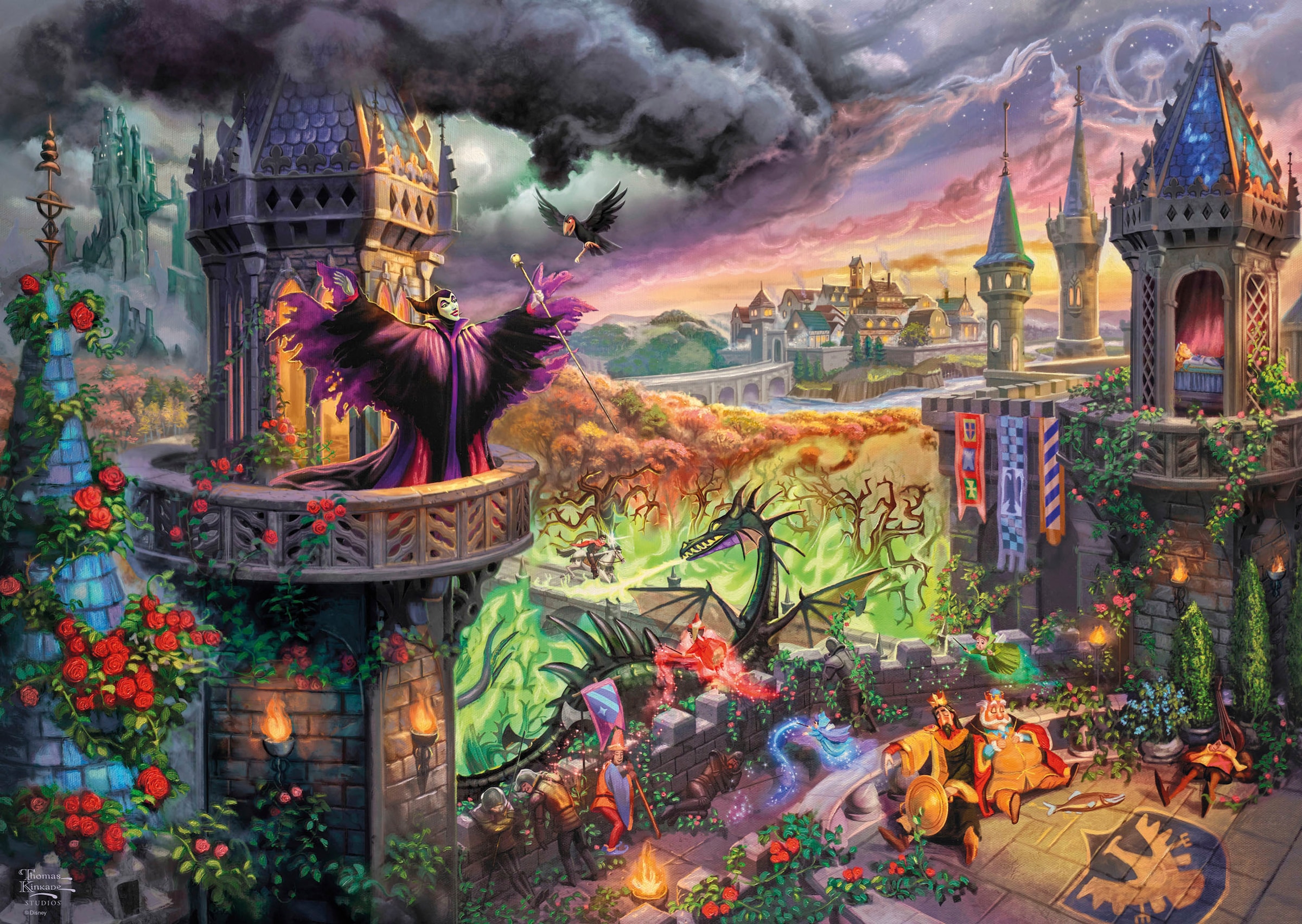 Schmidt Spiele Puzzle »Disney Maleficent von Thomas Kinkade«, Made in Europe