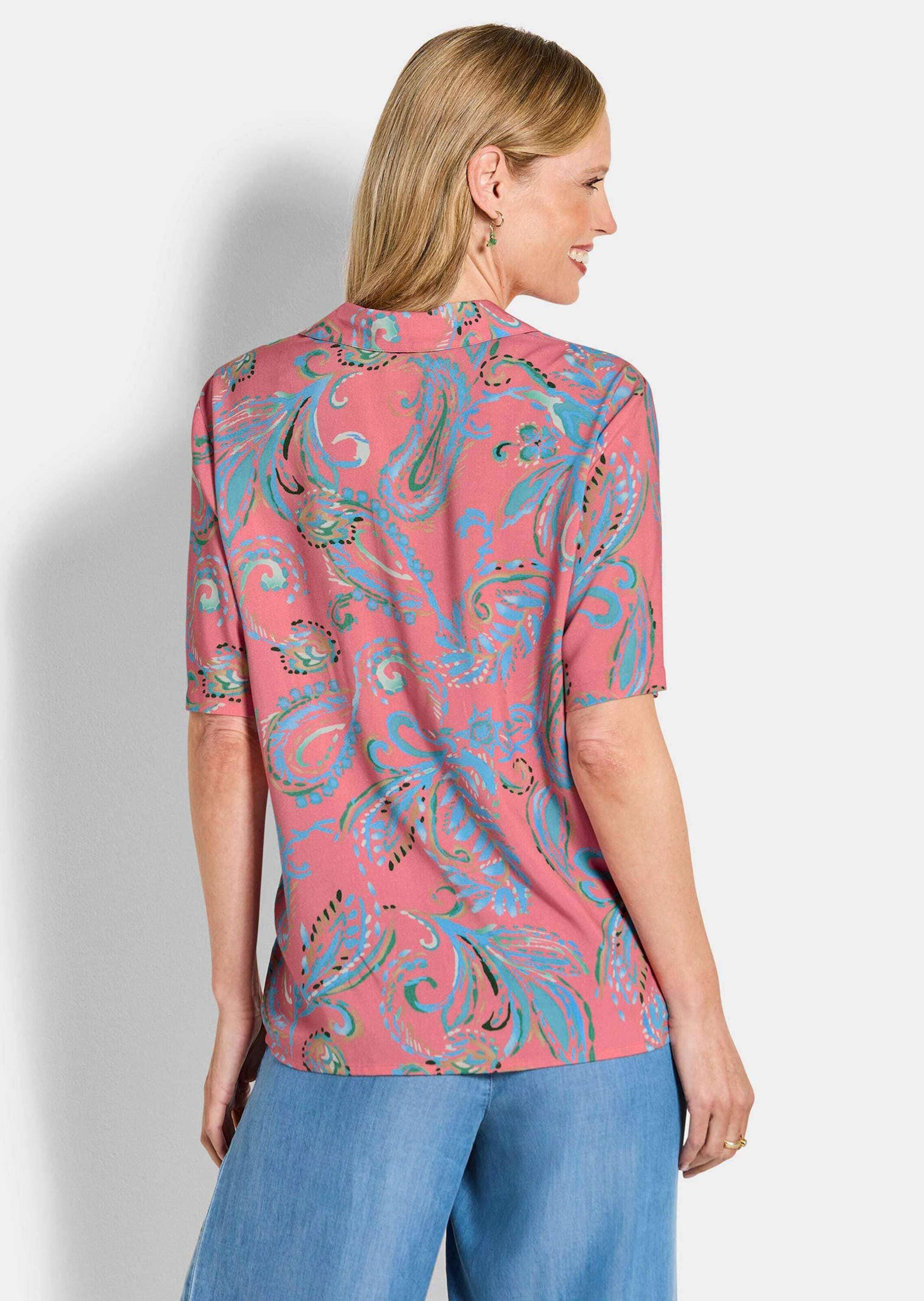 GOLDNER Schlupfbluse »Schlupfbluse mit Paisley-Muster« figurschmeichelnder Schnitt