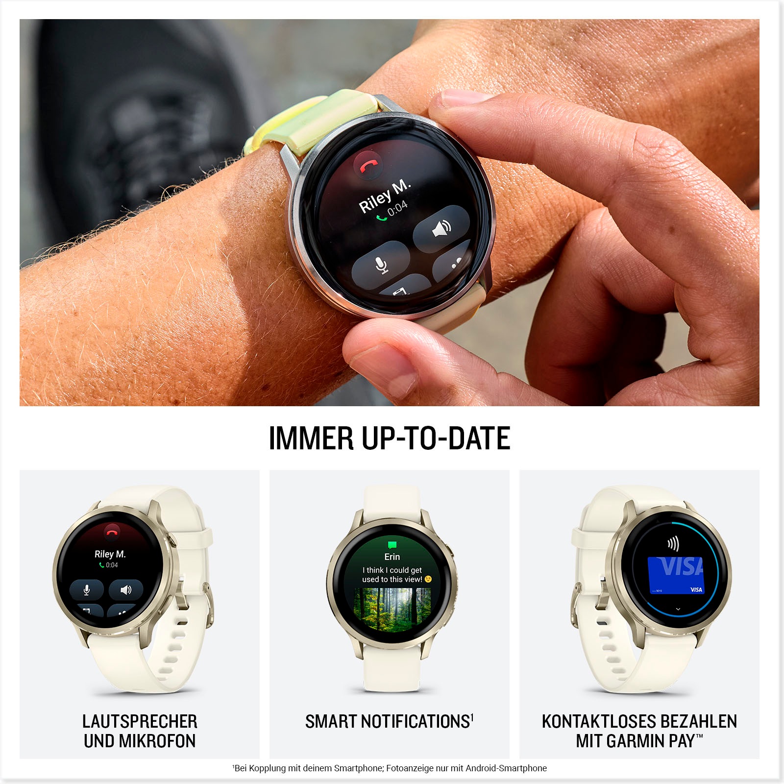 Garmin Smartwatch »Venu 4 45 mm« (3,53 cm / 1,4 ″)