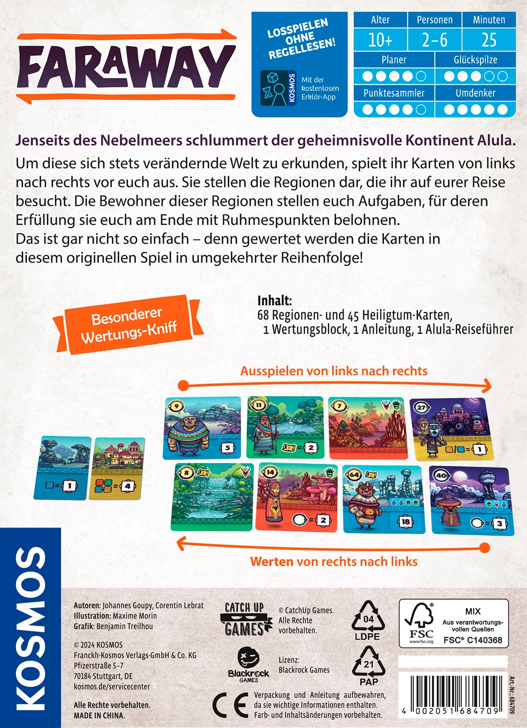Kosmos Spiel »Faraway«