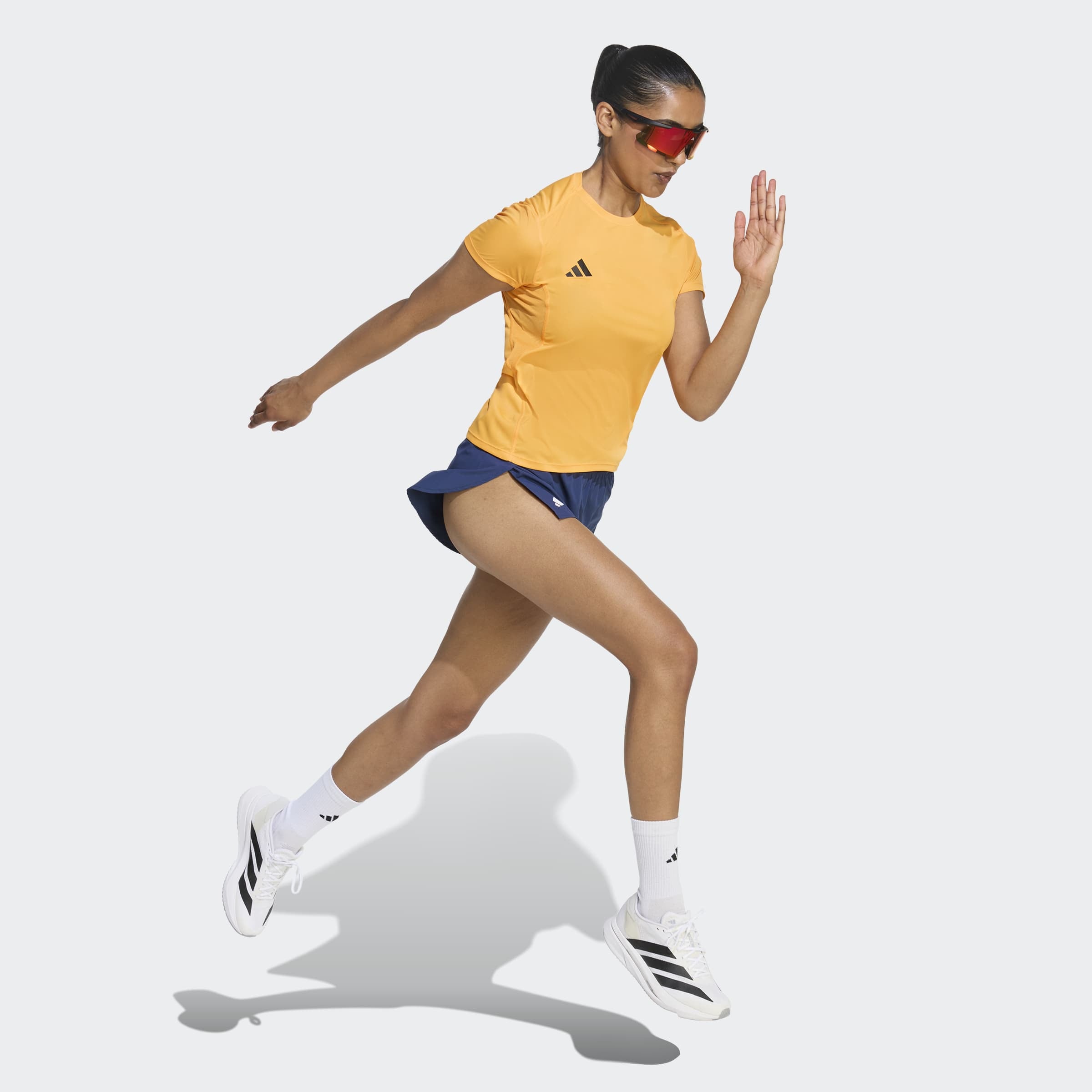 adidas Performance Laufshirt »ADIZERO E TEE« für Erwachsene, ohne Verschluss, mit Rundhalsausschnitt
