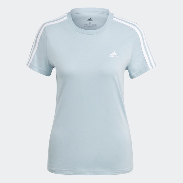 adidas Sportswear T-Shirt »LOUNGEWEAR ESSENTIALS SLIM 3-STREIFEN« bei ♕