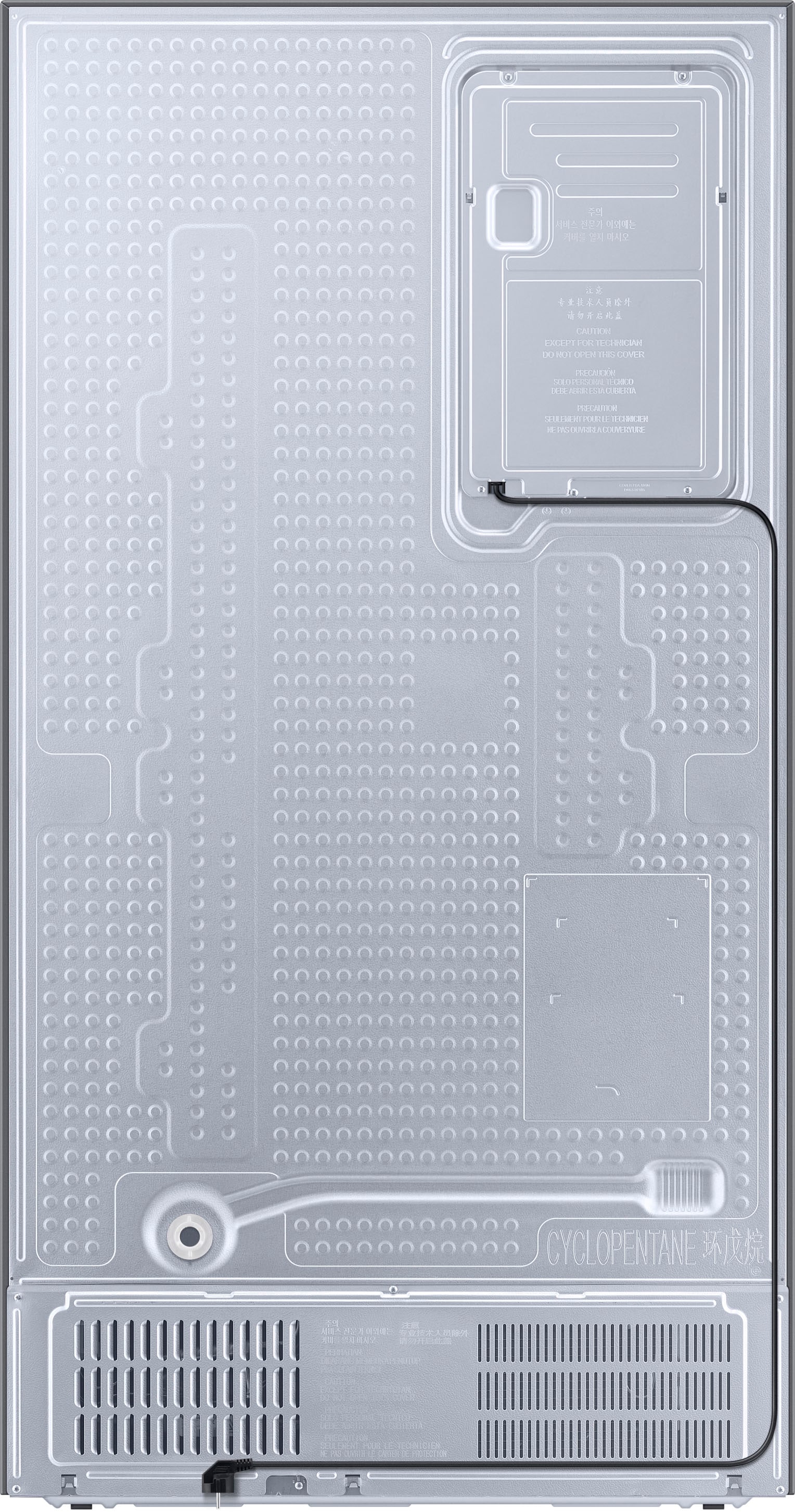 Samsung Side-by-Side »RS6JA8511S9/EG«, RS6JA8511S9, 178,0 cm hoch, 91,2 cm breit, mit Wassertank