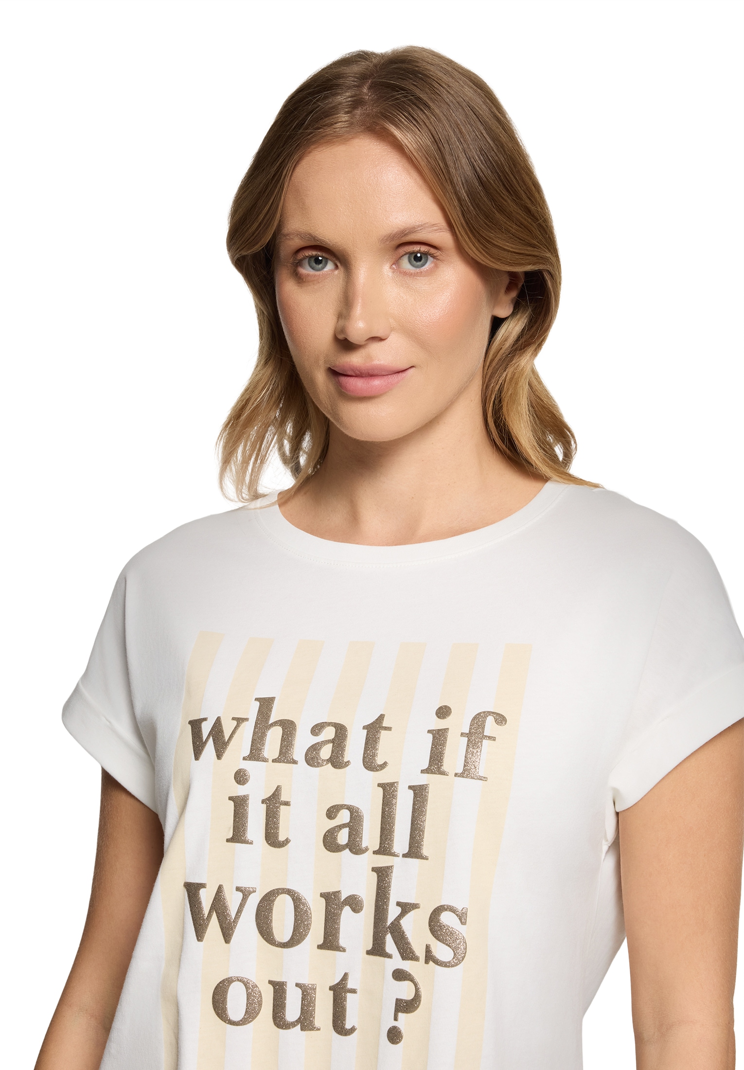 Cartoon Print-Shirt »Printshirt mit Ärmelaufschlag«