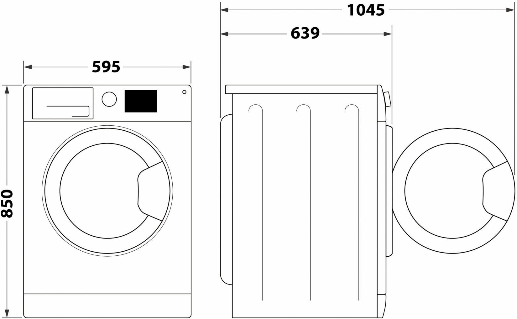 BAUKNECHT Waschtrockner »BWT 106A3C BC« 10 kg /7 kg 76 dB(A) HomeWhiz – Smarte Vernetzung für mehr
Komfort