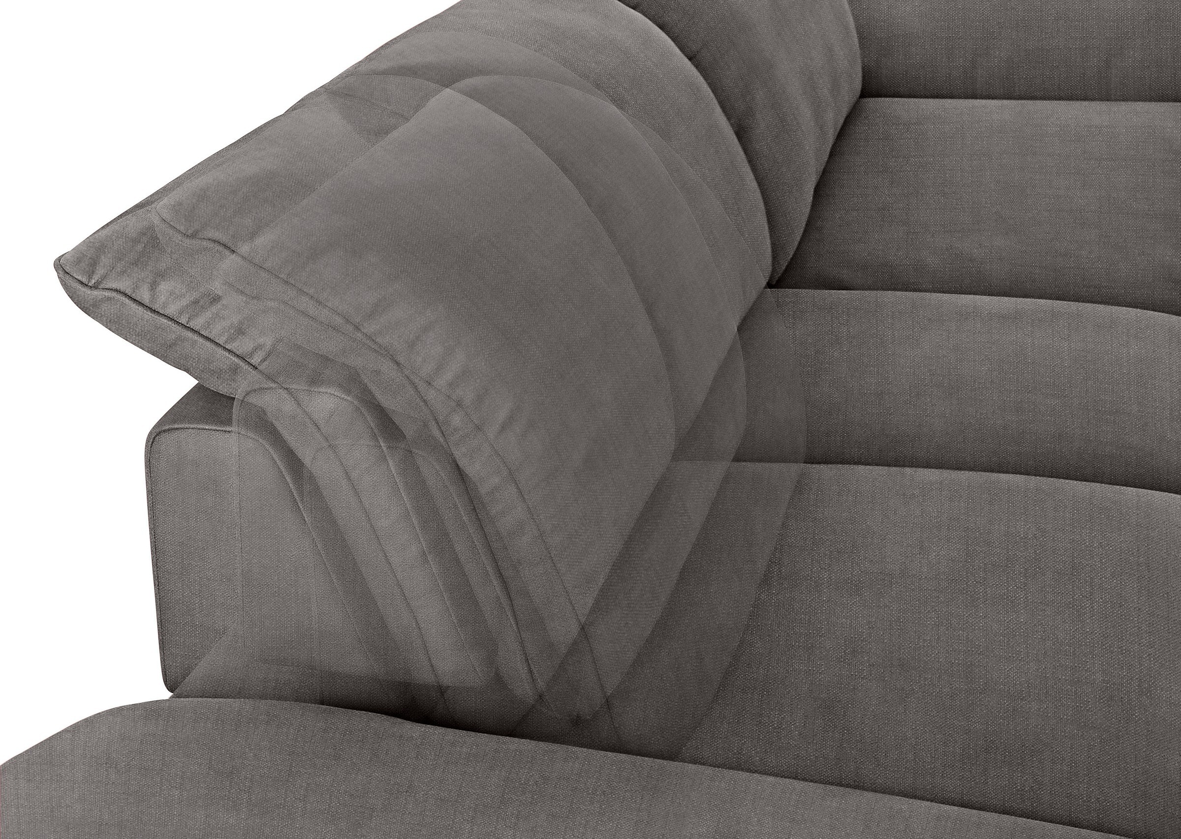 W.SCHILLIG Ecksofa »enjoy&MORE, Designsofa, bequem, zeitlos und elegant, L-Form« Sitztiefenverstellung, Füße bronze pulverbeschichtet, Breite 310 cm