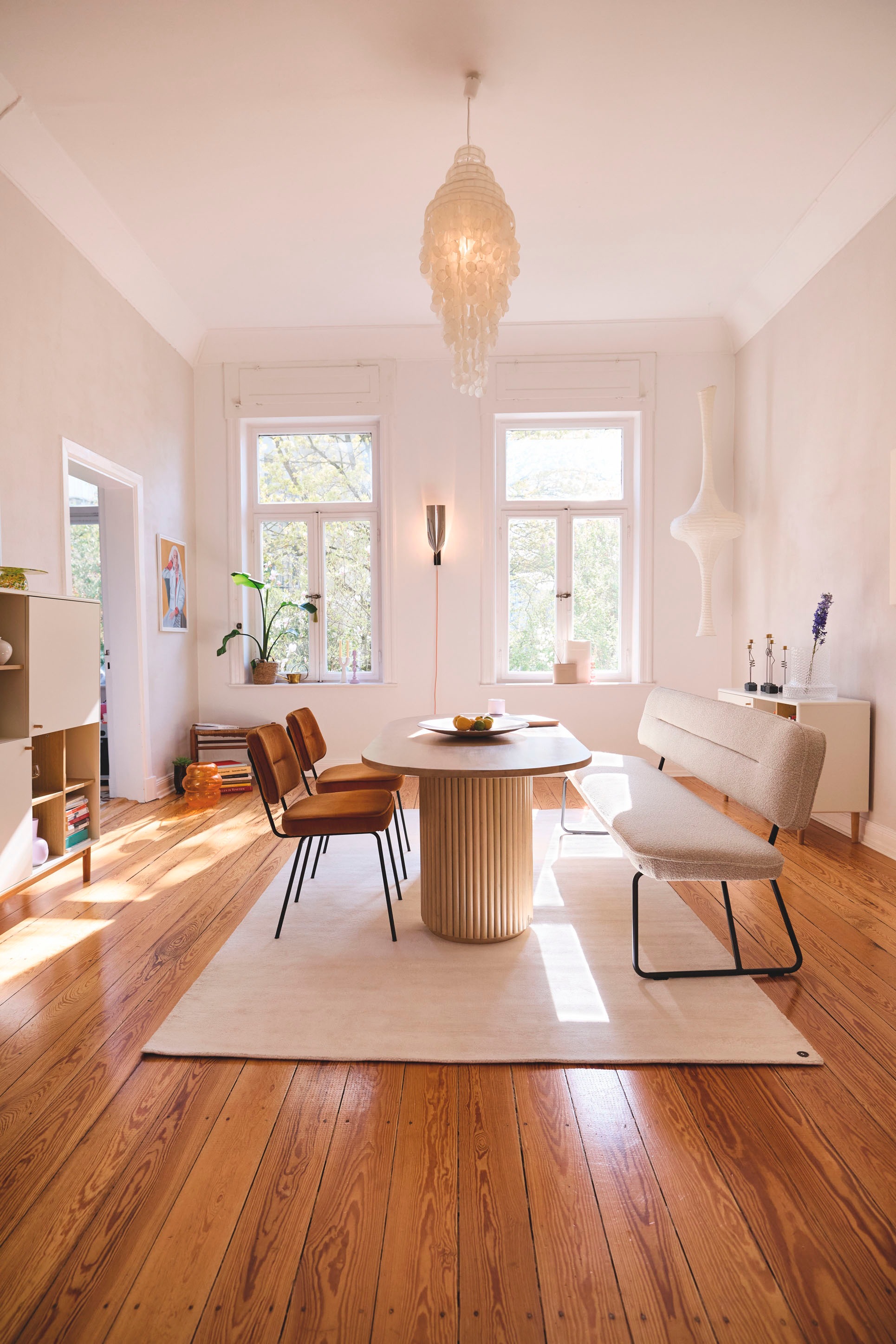 TOM TAILOR HOME Esstisch »Ripped«, mit Tischbeinen im extravaganten Ribbed-Look