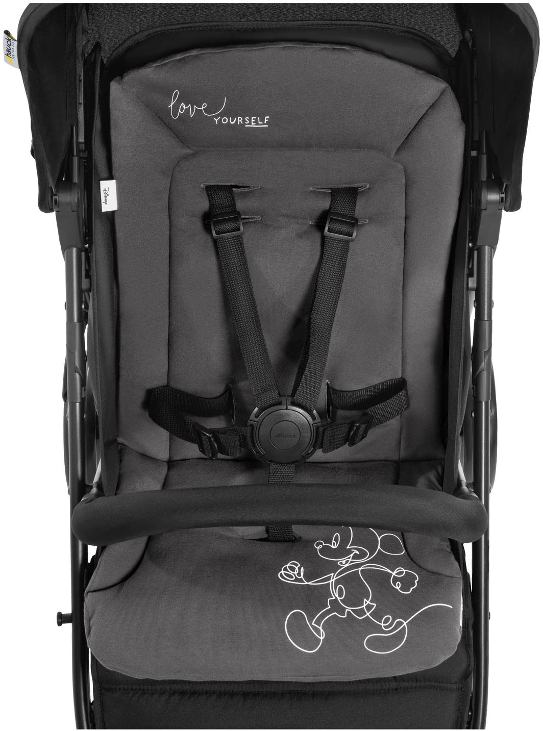 Hauck Kinderwagen-Sitzauflage »Seat Liner, Mickey Mouse black«