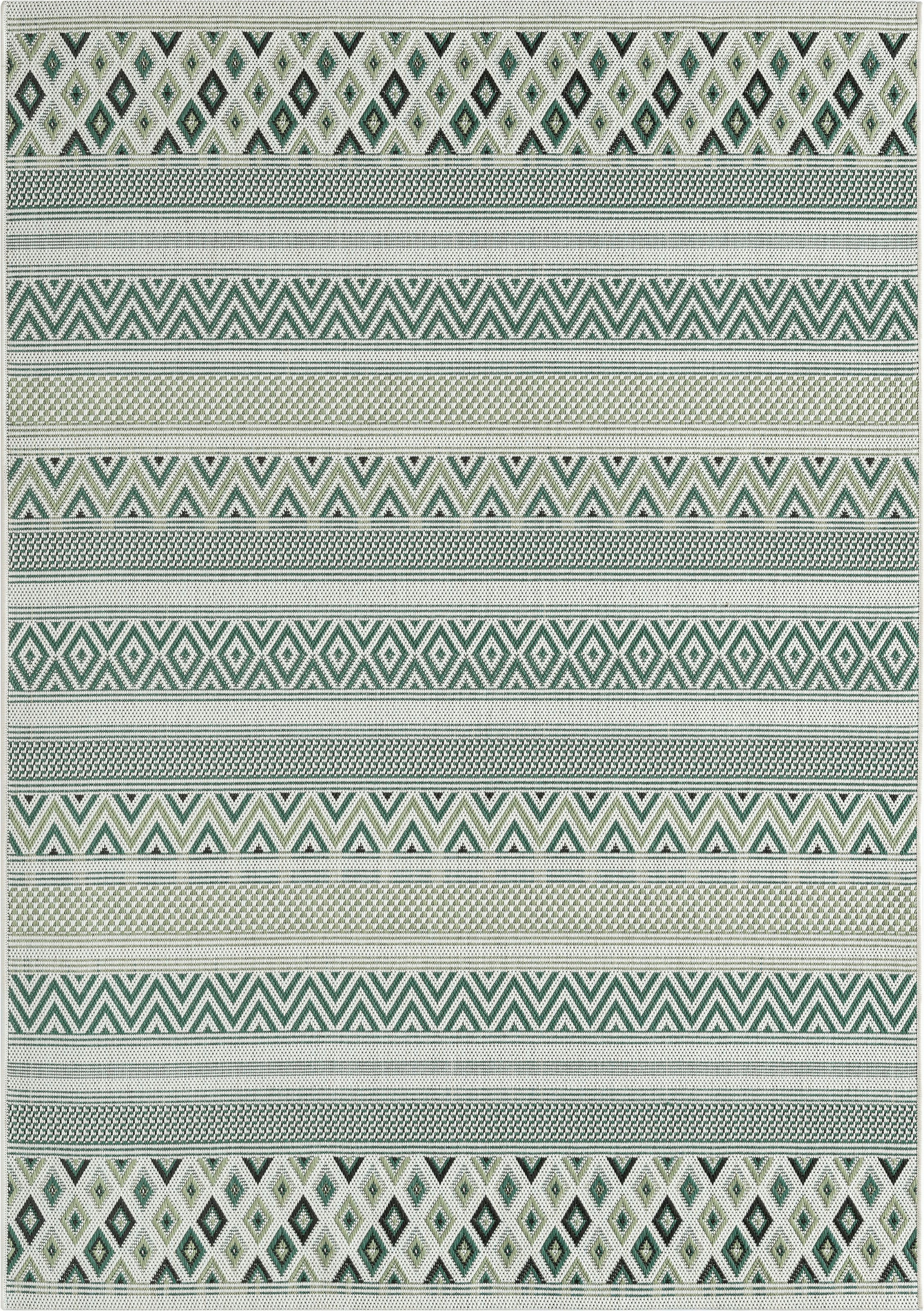 merinos Teppich »Machka 54046« rechteckig 8 mm Höhe robuster, pflegeleichter In- und Outdoorteppich, Außenbereich