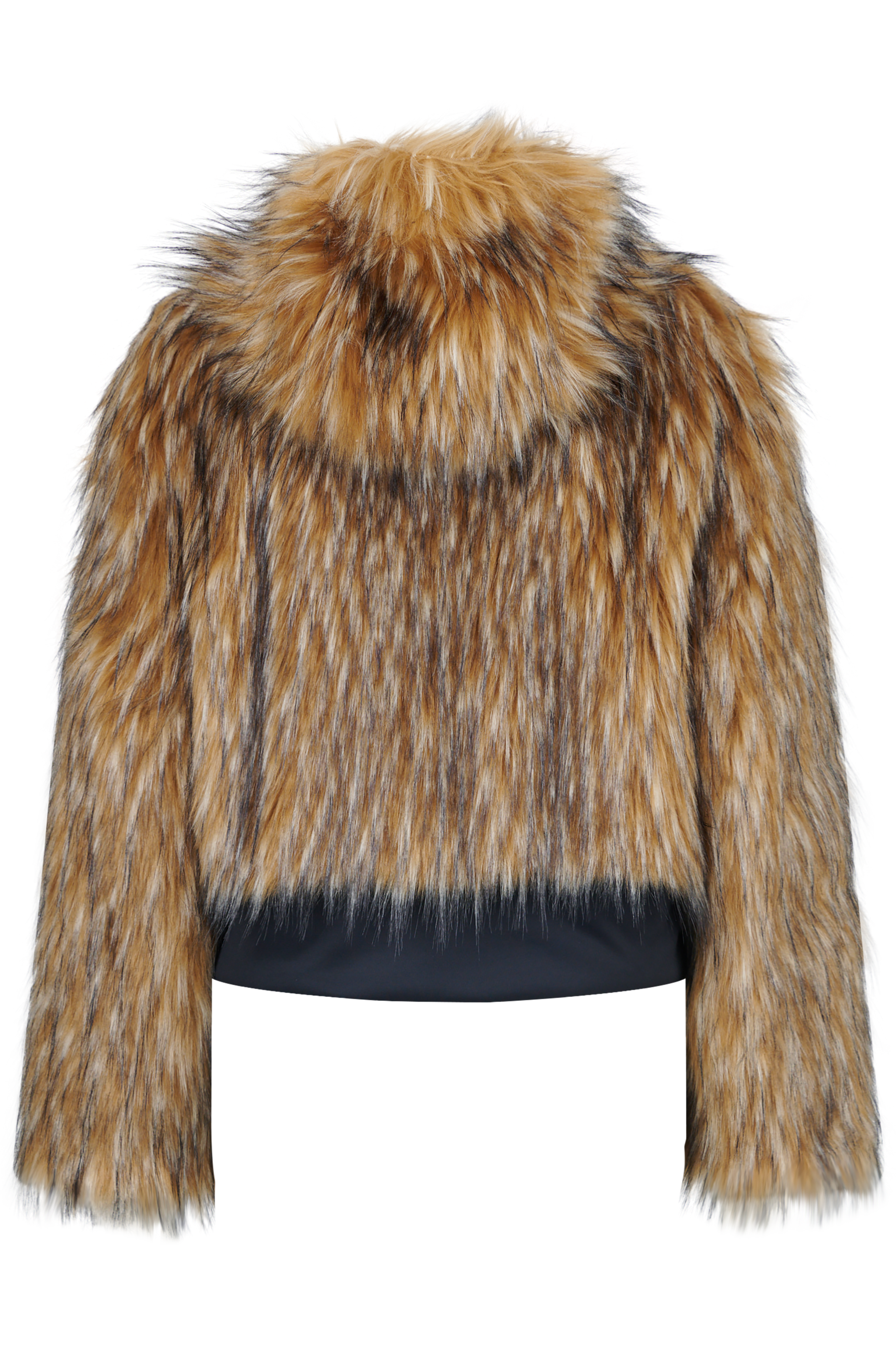 Sportalm Kitzbühel Fellimitatjacke mit Kapuze Regular fit mit Rundhalsausschnitt