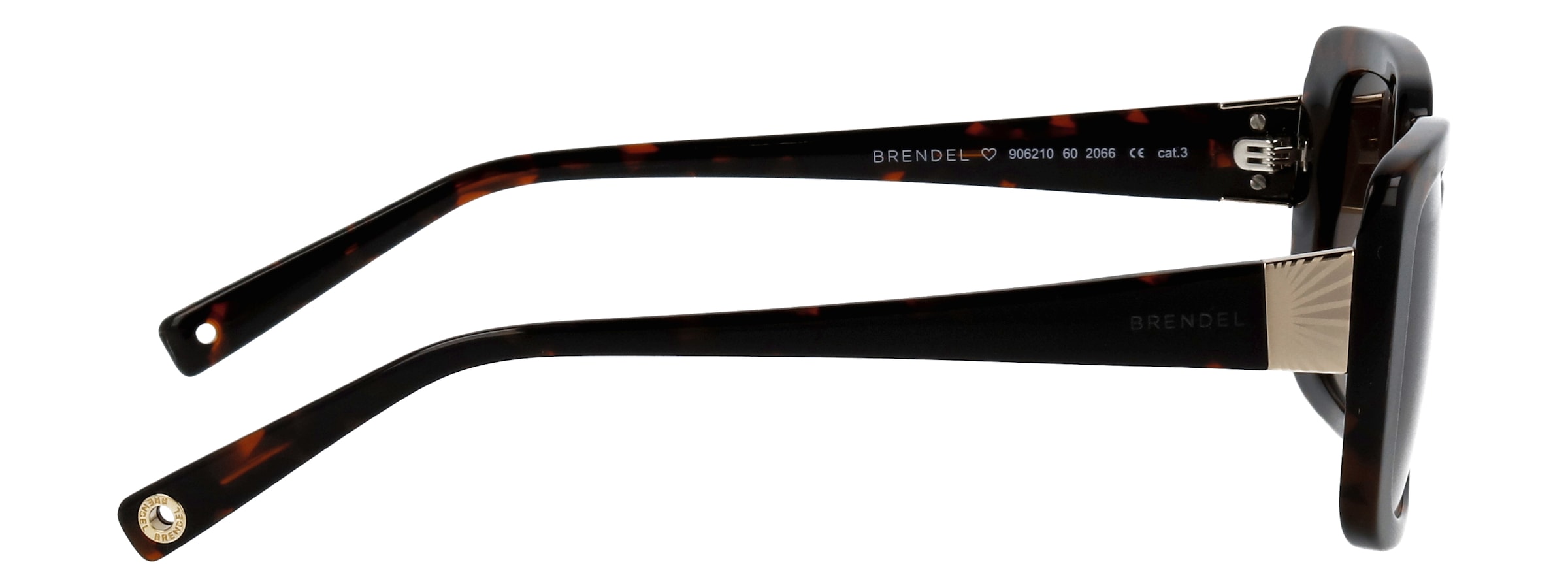 BRENDEL eyewear Sonnenbrille »Modell 906210« Form Karree/Eckig, Logoschriftzug auf Bügel, Kunststofffassung