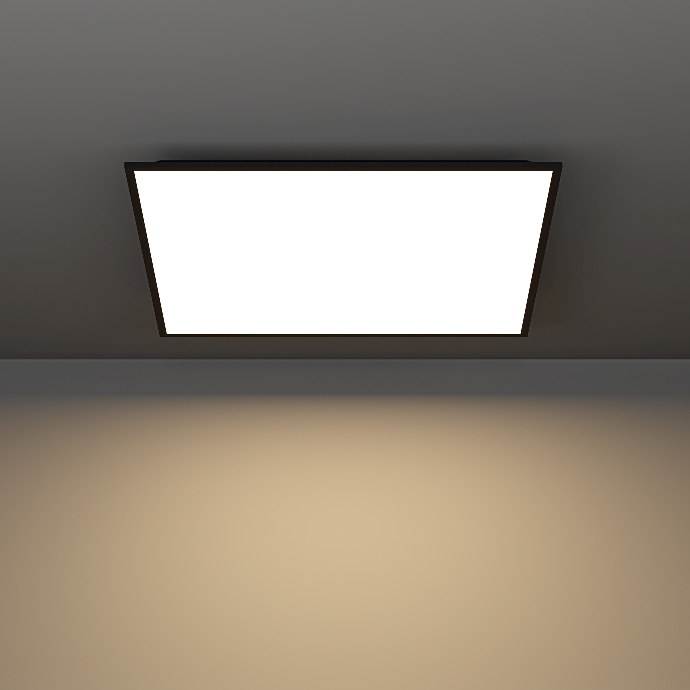 EGLO LED Deckenleuchte »MORADILLO-Z Deckenlampe - Stahl - LED - 33W - IP20« LED-Modul 1 Stk. Kaltweiß | Neutralweiß | RGB | Warmweiß Wohzimmerlampe, Esszimmerlampe, Schlafzimmer, L59,5 x B59,5 x H6,1 cm