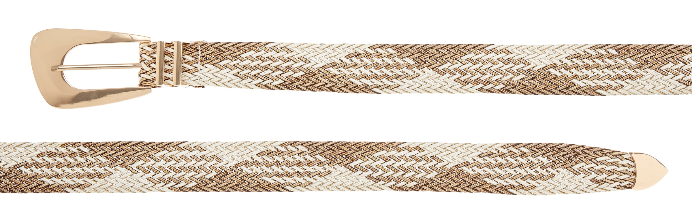 LASCANA Taillengürtel »Stretchgürtel, Schmuckgürtel« elastischer Gürtel für Kleid & Overall, Bauchgürtel, Bast-Optik