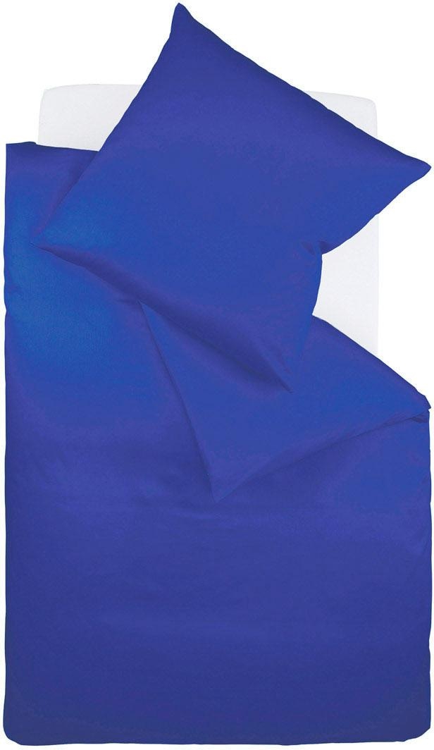 fleuresse Bettwäsche »Colours«, in weicher Interlock Jersey Qualität aus 100% Baumwolle, Bett- und Kopfkissenbezug mit Reißverschluss, STANDARD 100 by OEKO-TEX® zertifiziert