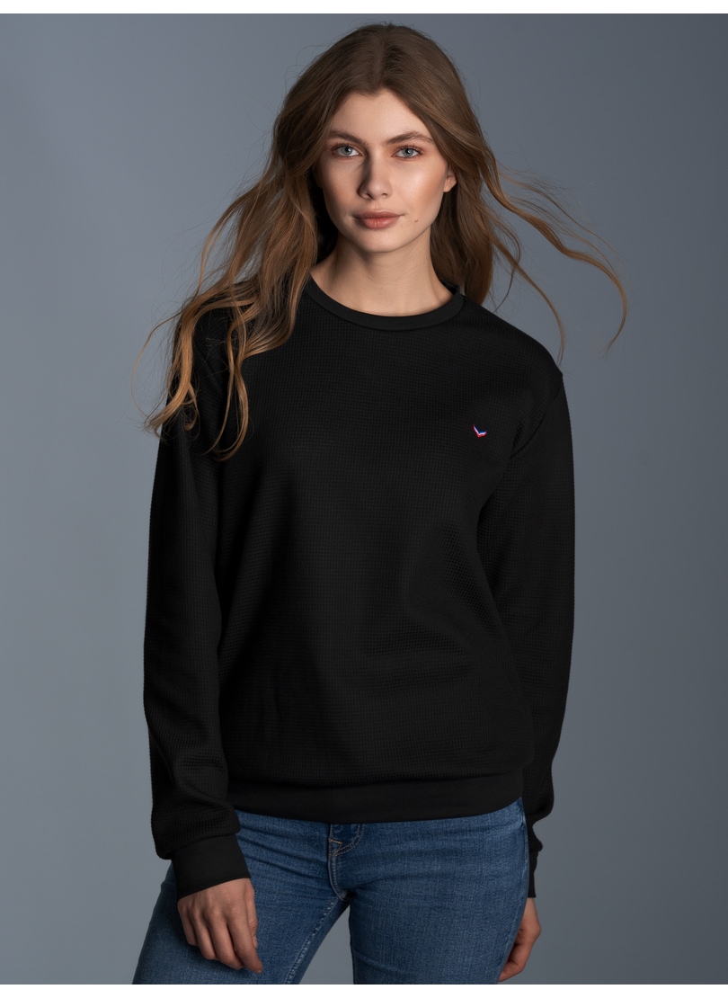 Sweatshirt »TRIGEMA Sweatshirt in Waffeloptik«