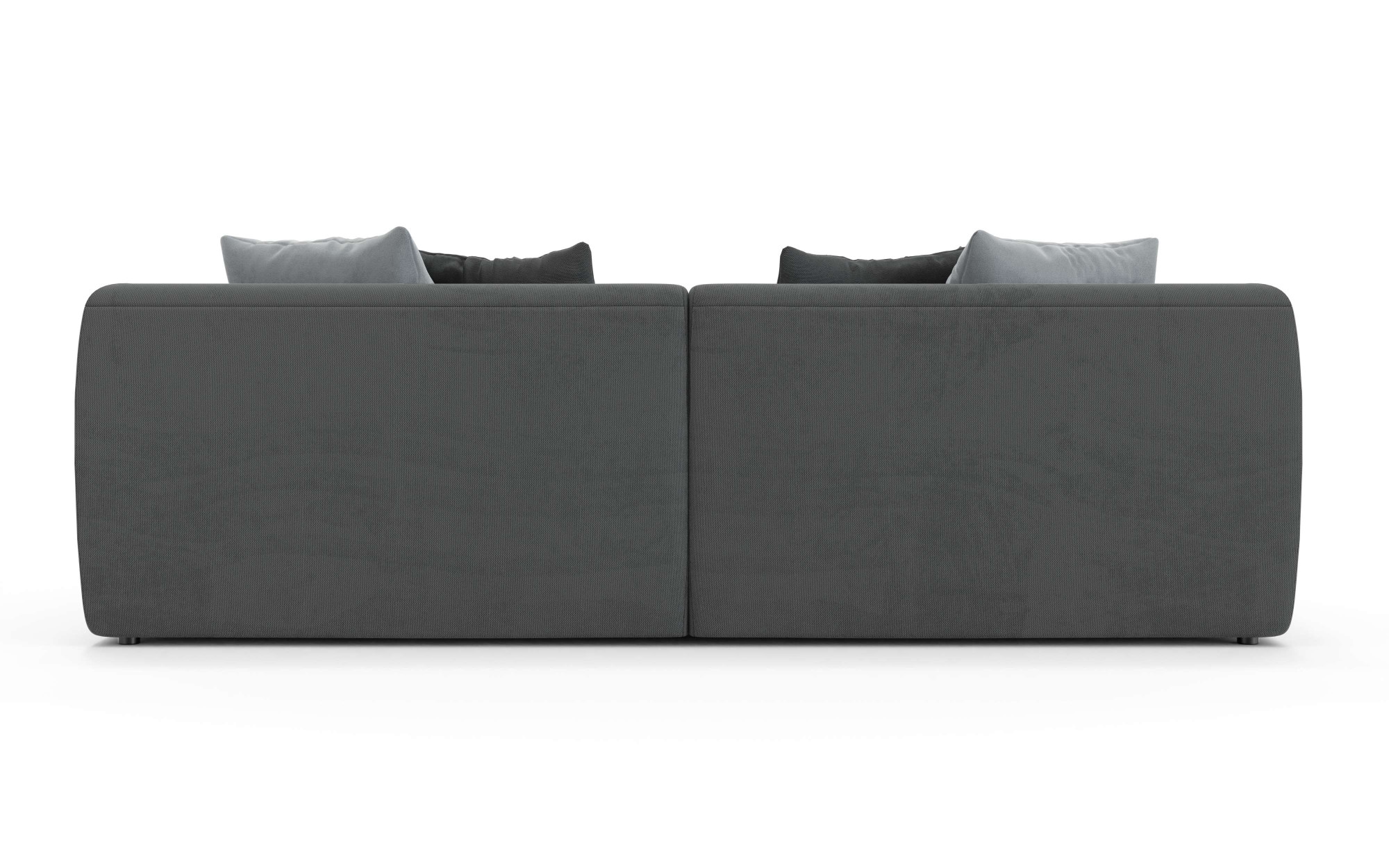 s.Oliver Big-Sofa »COBBO 3-Sitzer Design-Sofa Bubble-Optik, Maße B/T/H: 259/126/104 cm« mit vielen Kissen, moderne Steppung und hoher Sitzkomfort