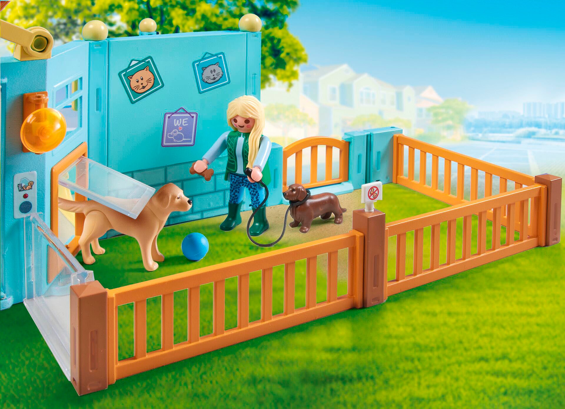 Playmobil® Konstruktions-Spielset »Tierhotel (71742), Playmobil My Life«, (191 St.), Made in Europe