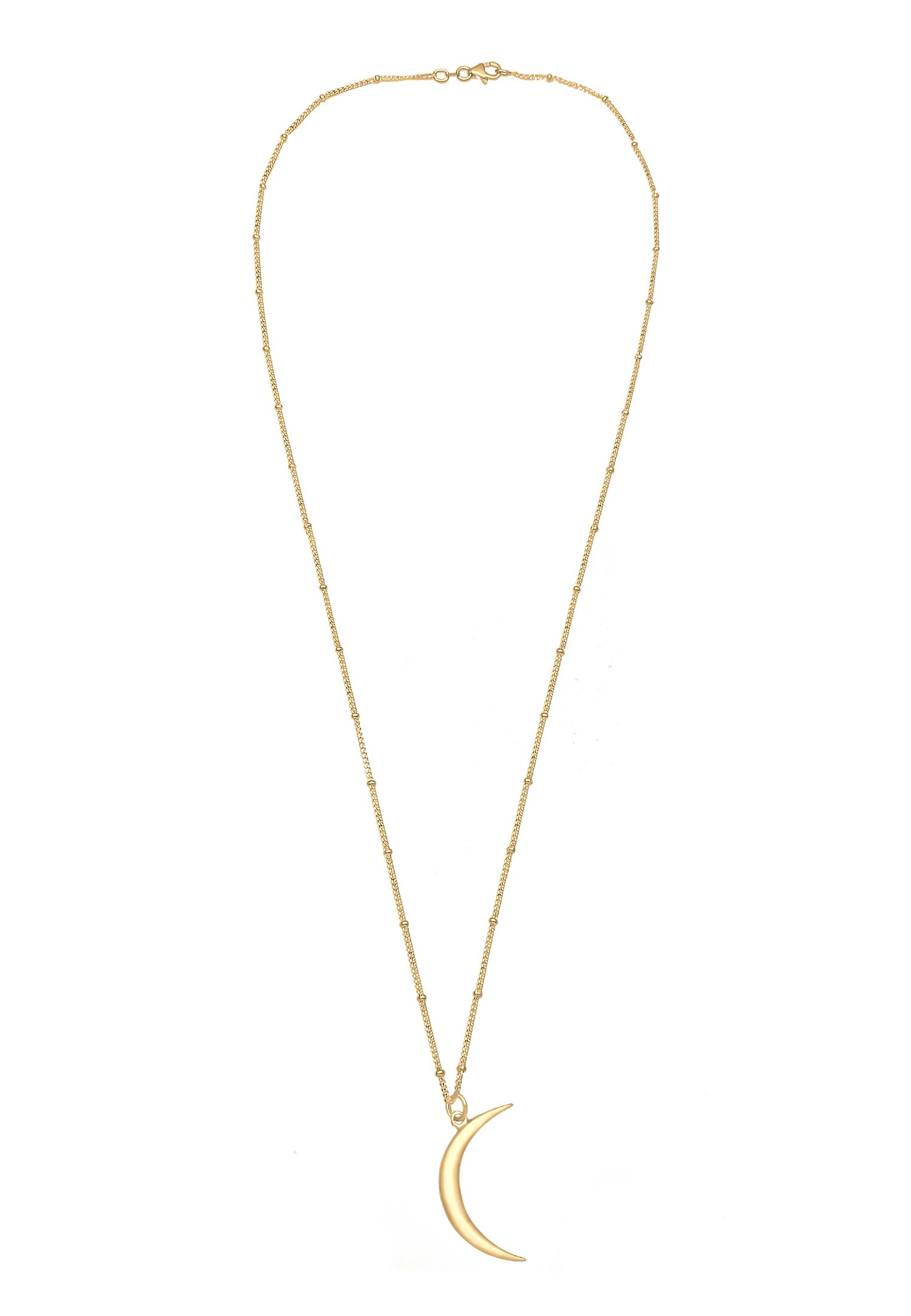Elli Lange Kette »Halskette Halbmond Sichel 925 Sterling Silber«