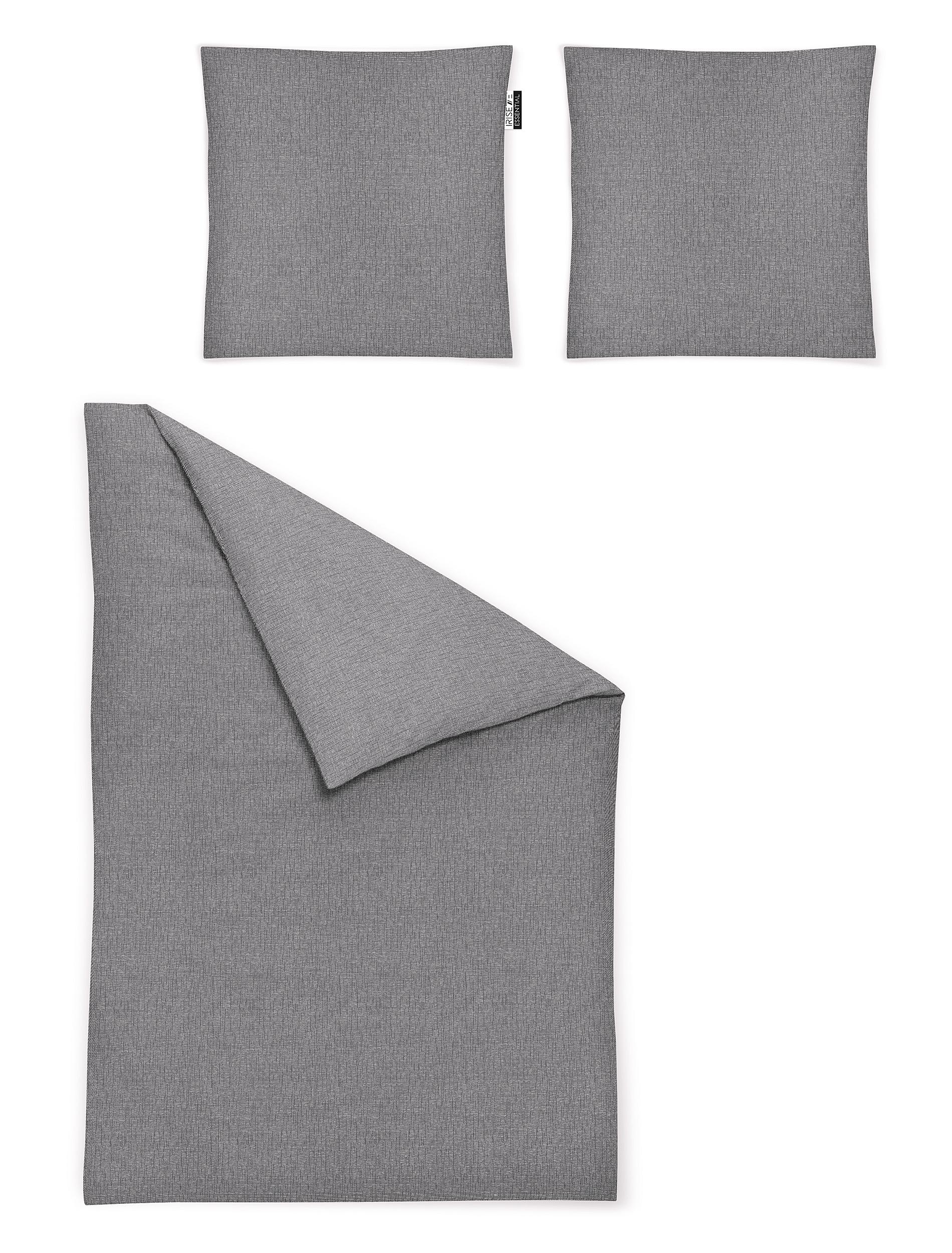 Irisette Bettwäsche »Carla in Gr. 135x200, 155x220 oder 200x200 cm«, Bettwäsche aus Baumwolle, Bettwäsche mit Reißverschluss