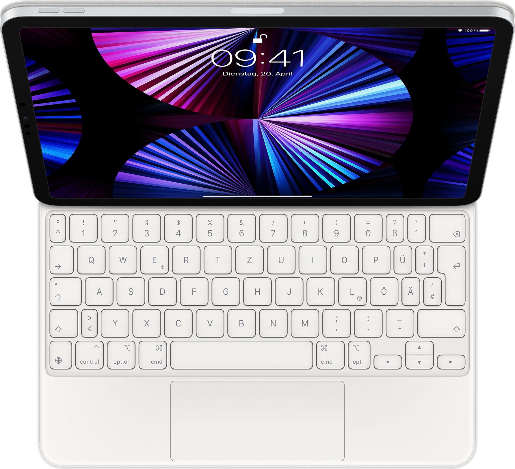 Apple Tablet-Tastatur »Magic Keyboard für iPad Pro 11" (1.,2.,3.,4. Gen.) und Air (4.,5. G.)«, (USB-Anschluss)