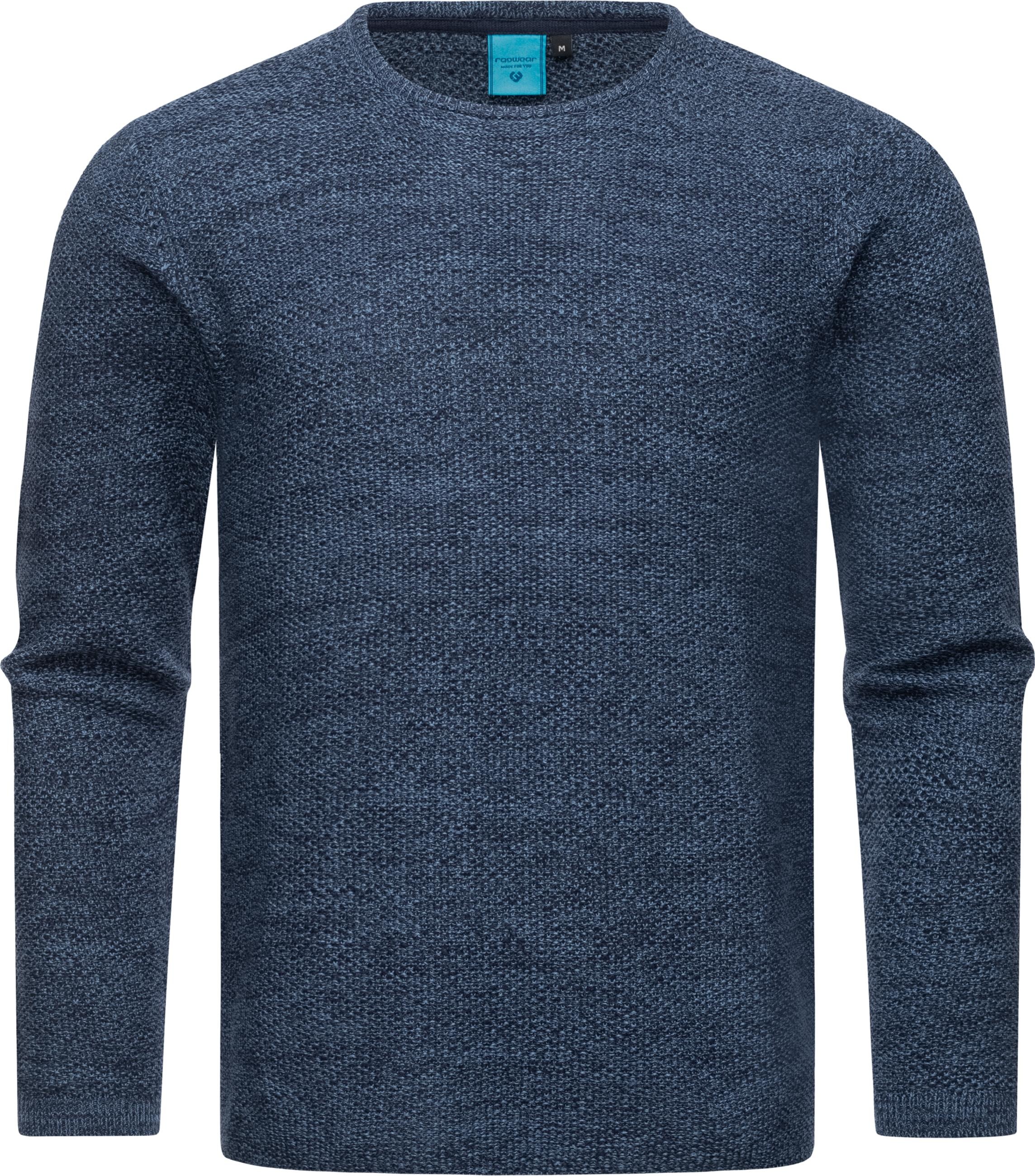 Ragwear Sweater »Strickpullover Knitson«, stylischer Herren Sweatpullover mit Rippbündchen