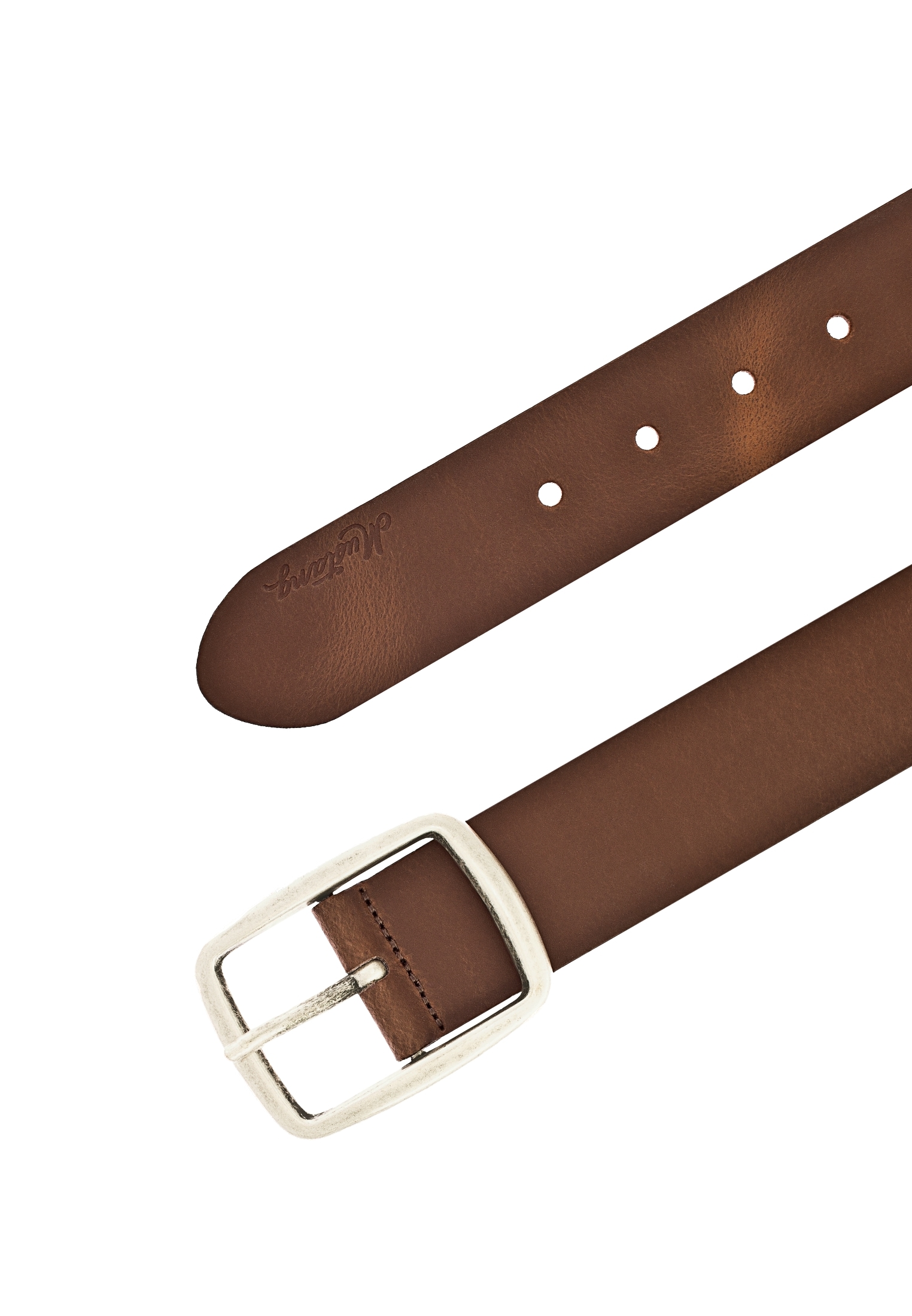 MUSTANG Ledergürtel Pull-Up-Leder mit Vintagecharakter, 4 cm