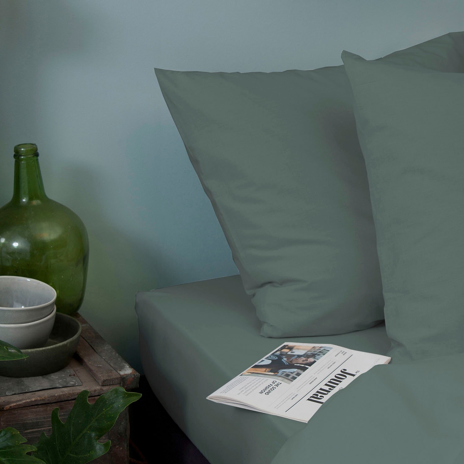 Cinderella Bettwäsche »Weekend« hochwertige Renforcé Qualität aus 100% Baumwolle, Bett- und Kopfkissenbezug mit Reißverschluss, pflegeleicht, STANDARD 100 by OEKO-TEX® zertifiziert, nachhaltig