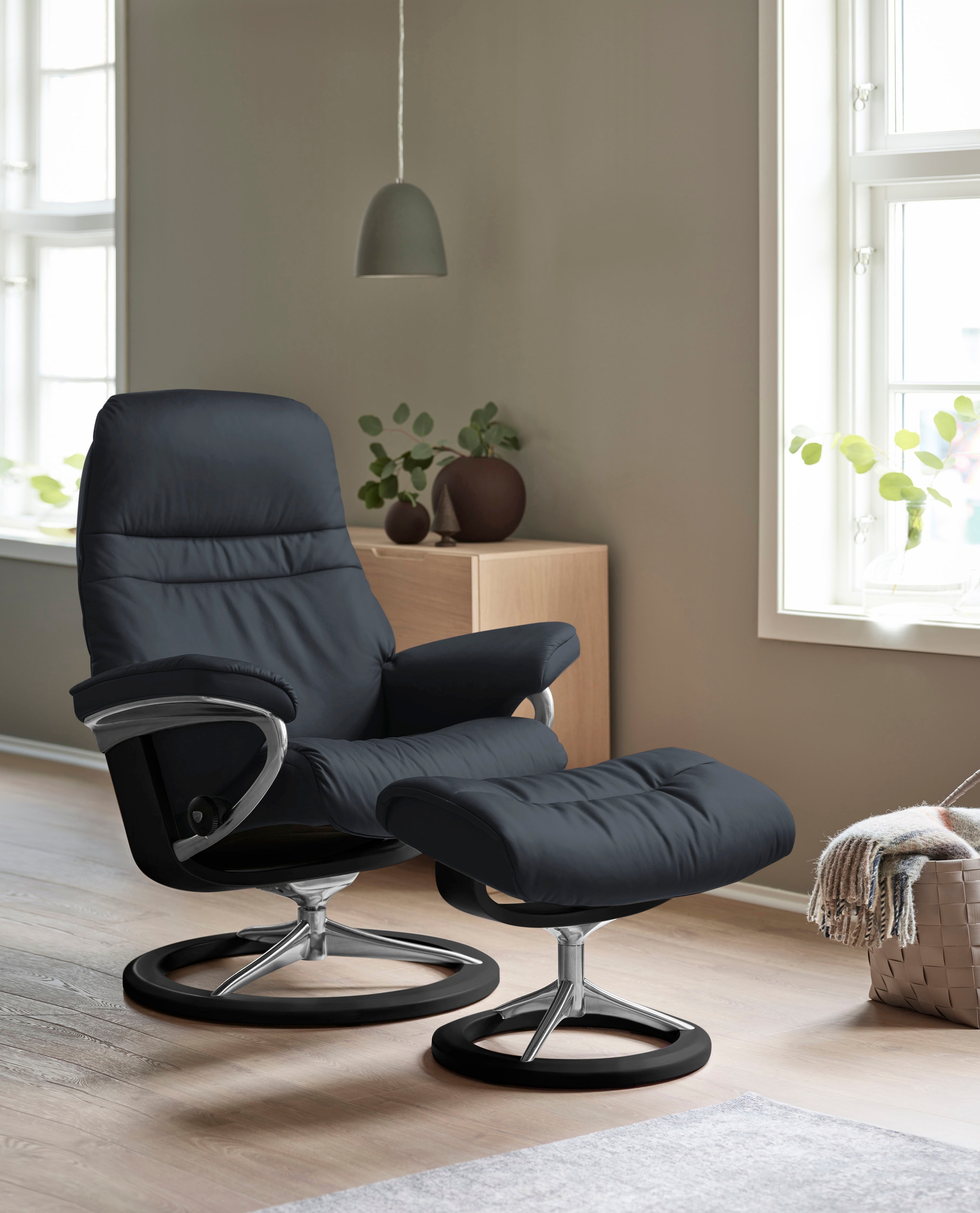 Stressless® Relaxsessel »Sunrise« mit Signature Base, Größe S, Gestell Schwarz