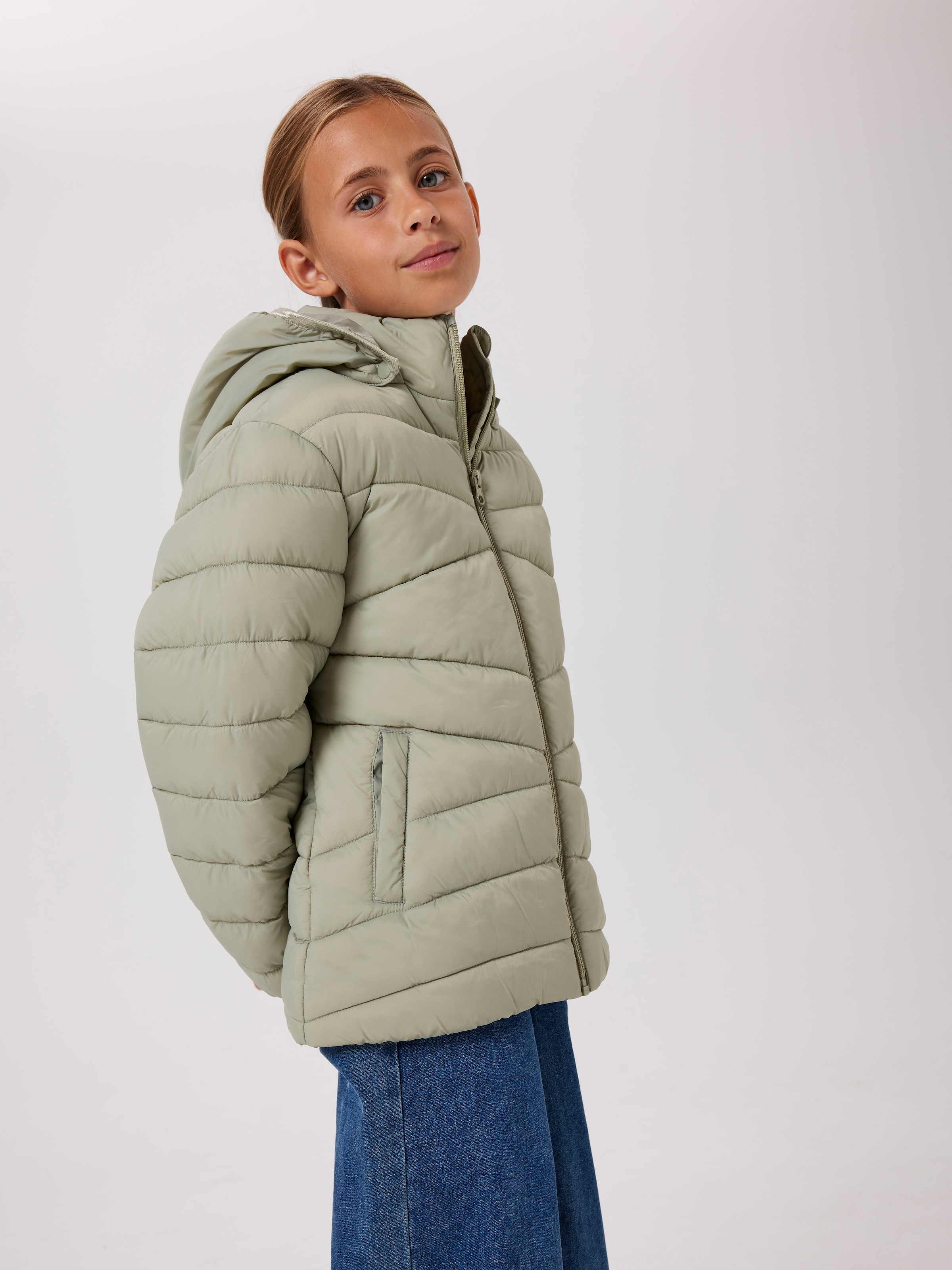 Name It Winterjacke »NKFMARBLE JACKET PB« mit Kapuze