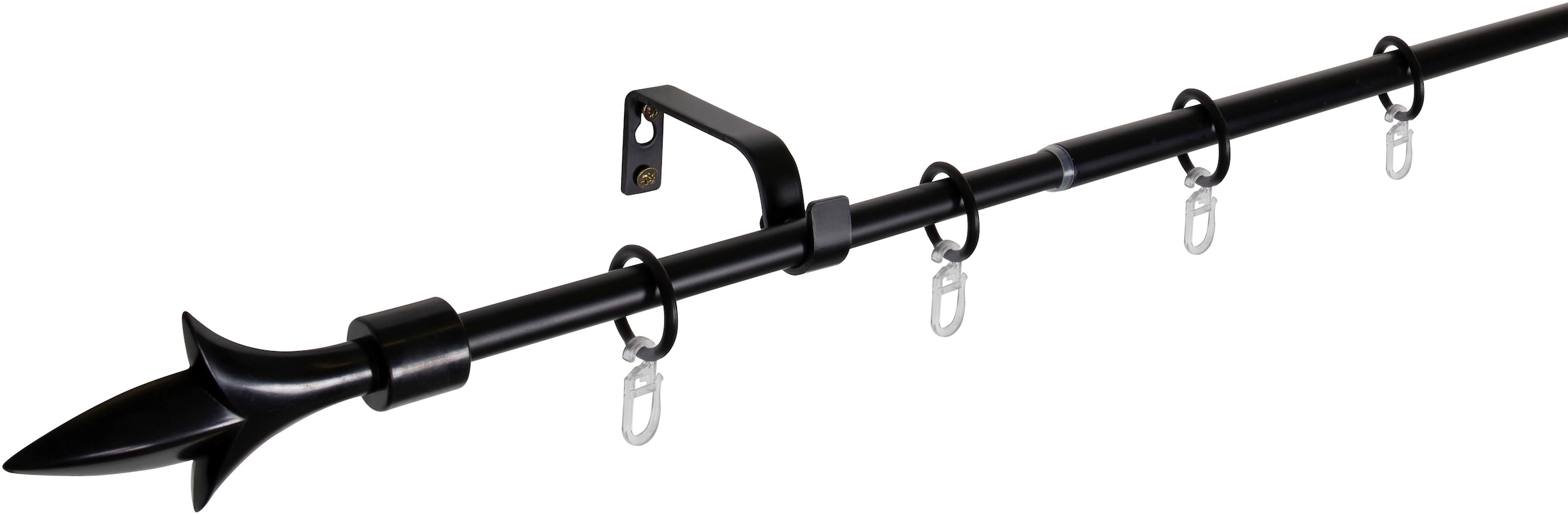 mydeco Gardinenstange »lance«, 1 läufig-läufig, ausziehbar