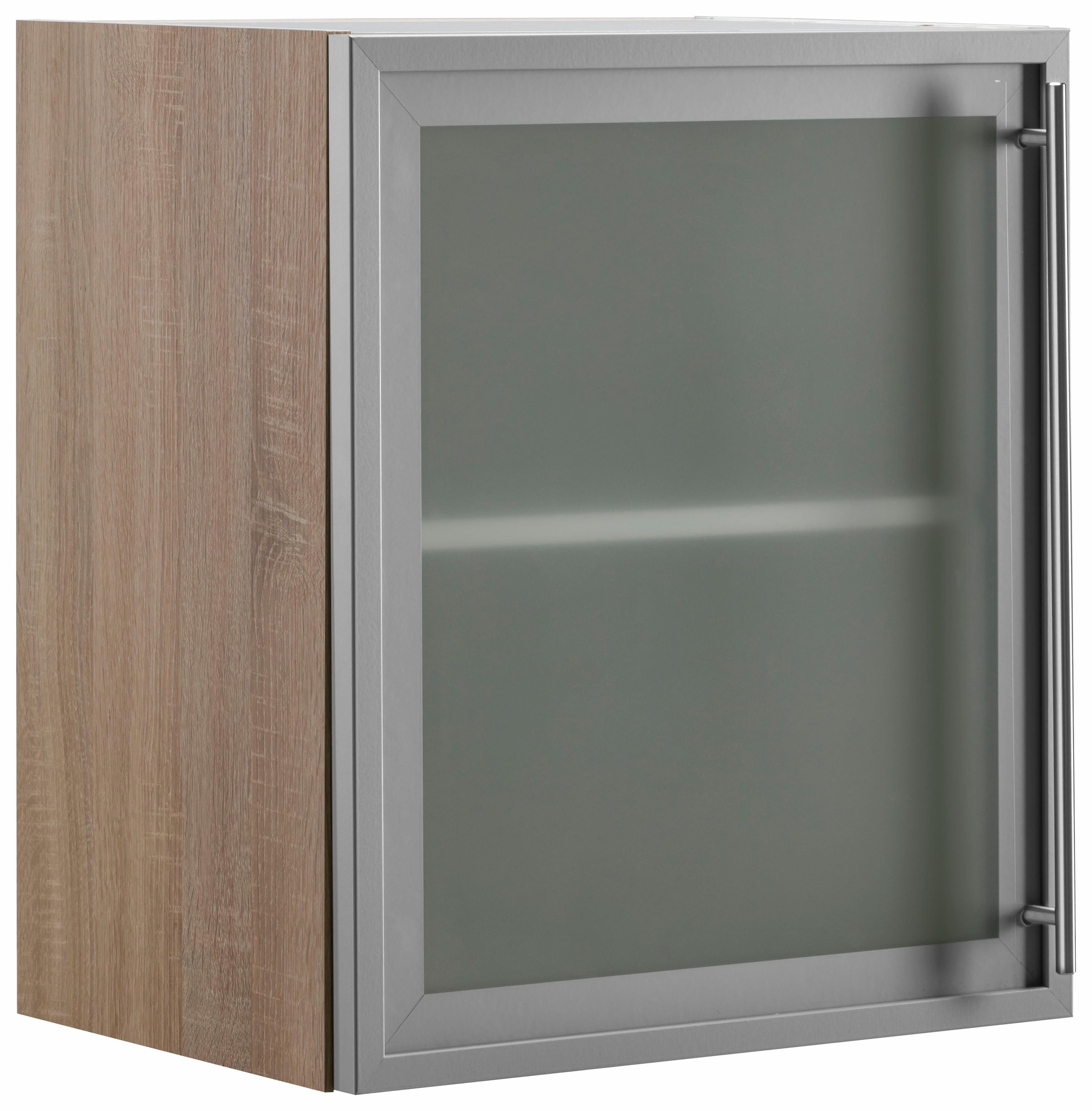 OPTIFIT Glashängeschrank, mit Glasrahmentür in Alu-Optik, Breite 50 cm  bequem kaufen