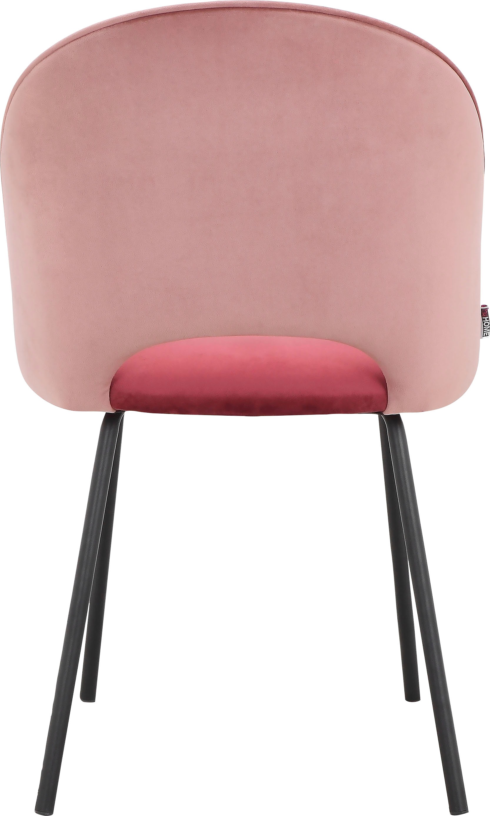 INOSIGN Esszimmerstuhl »Elif«, 2 St., Veloursstoff, im 2er Set erhältlich, mit Sitz und Rückenlehne, Sitzhöhe 50 cm