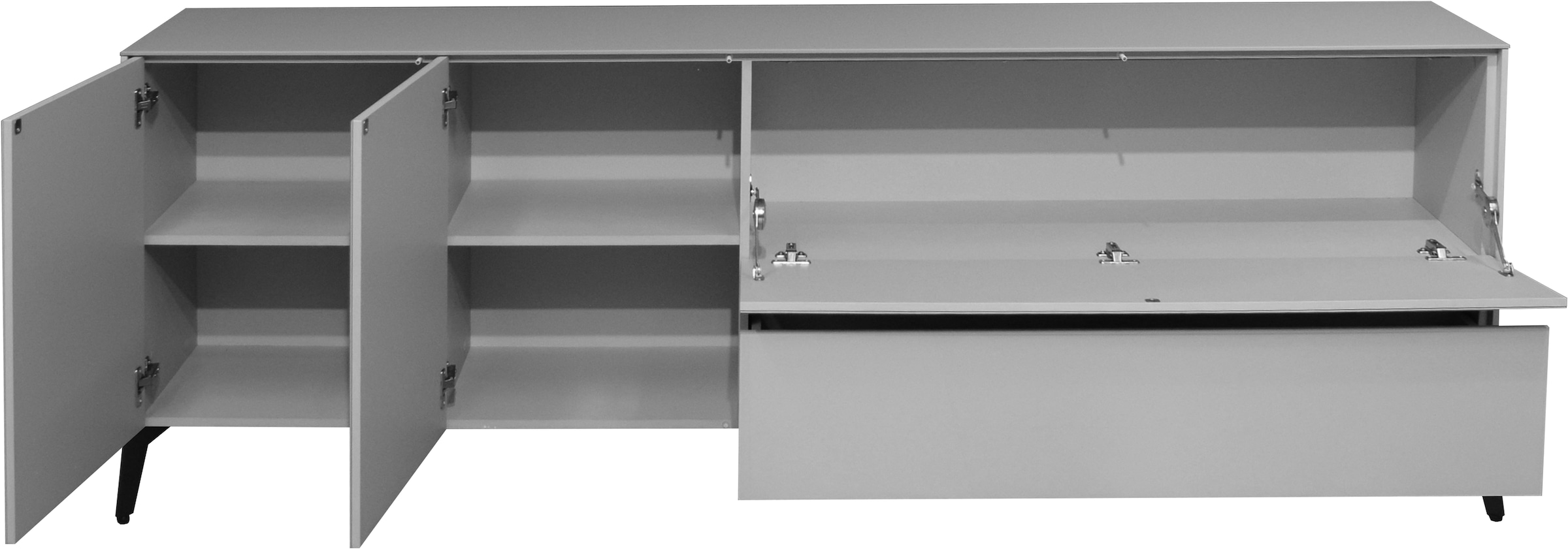 Mäusbacher Lowboard »Imola TOPSELLER!«, (OTTOs Choice), Mäusbacher Lowboard mit Glasfront und Glasoberplatte