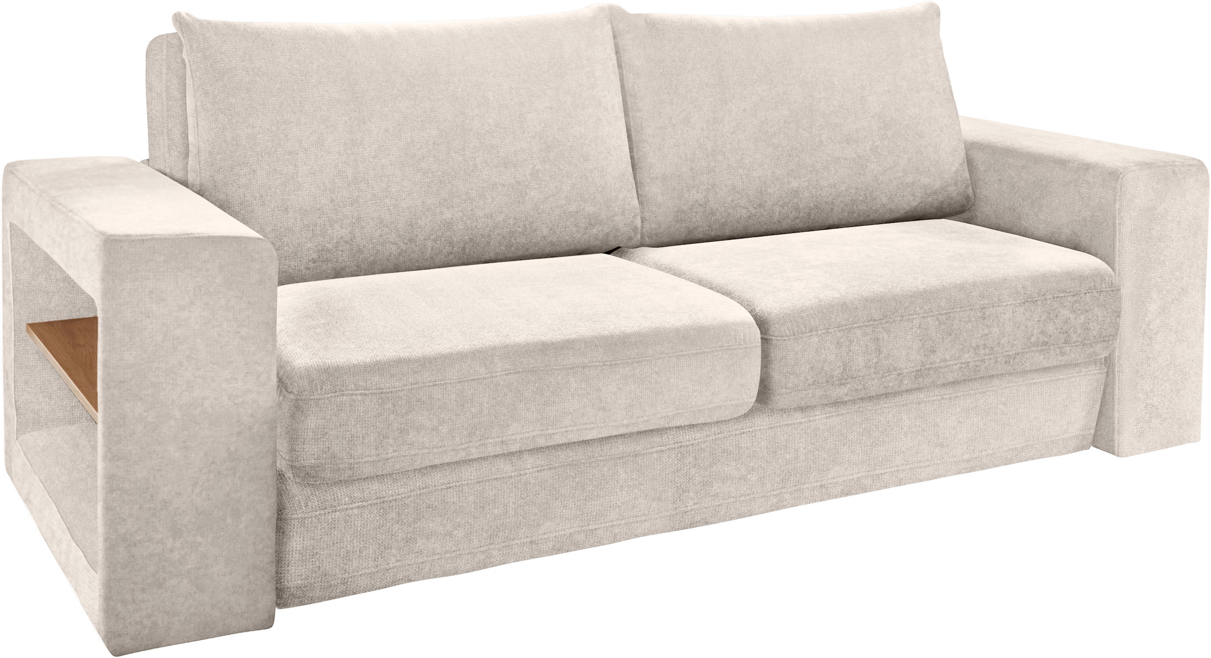 3,5-Sitzer »Looksvb«, Verwandlungssofa: aus Sofa wird Sofa mit 2 Hockern, mit...