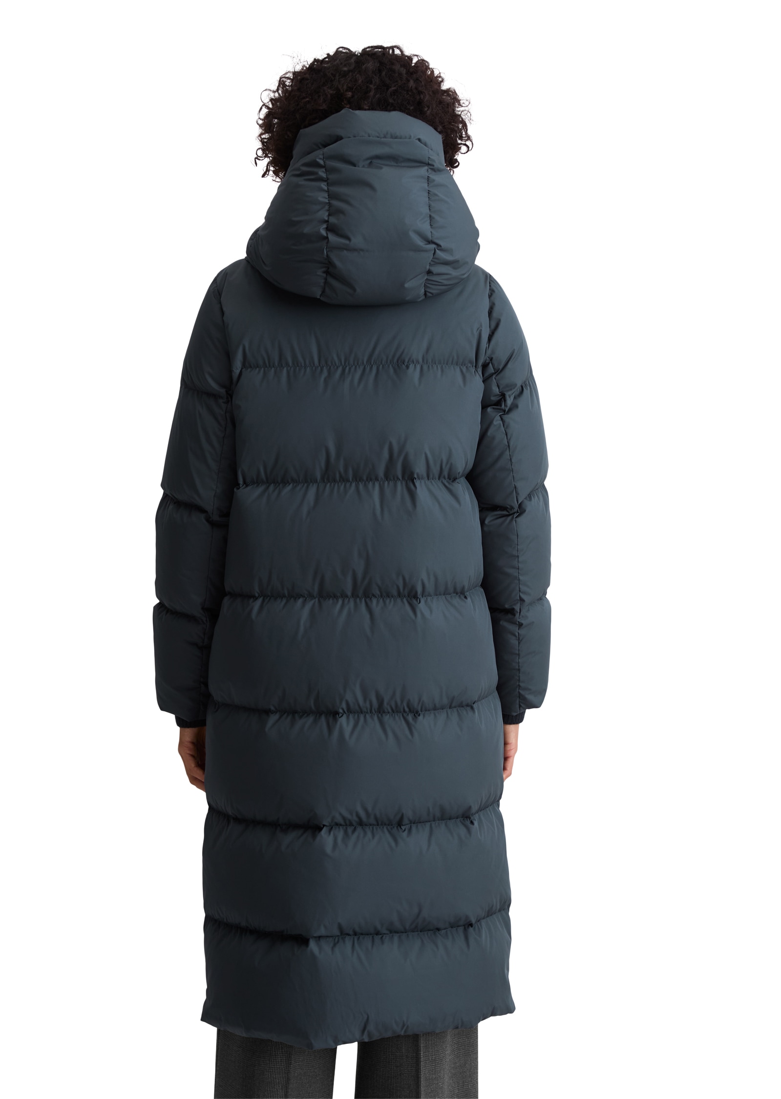 Marc O'Polo Steppmantel, Wintermantel, integrierter Rucksackgurt innen, seitliche Schlitze