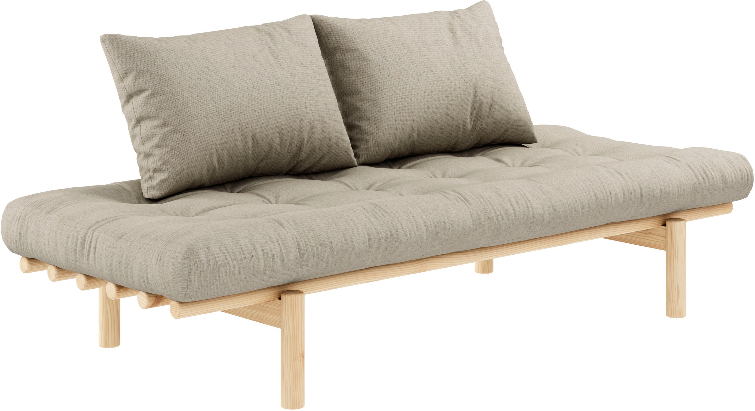 Karup Design Daybett »Pace«, (Set, 2 tlg.), aus massiven Kiefernholz, inkl. Futonmatratze
