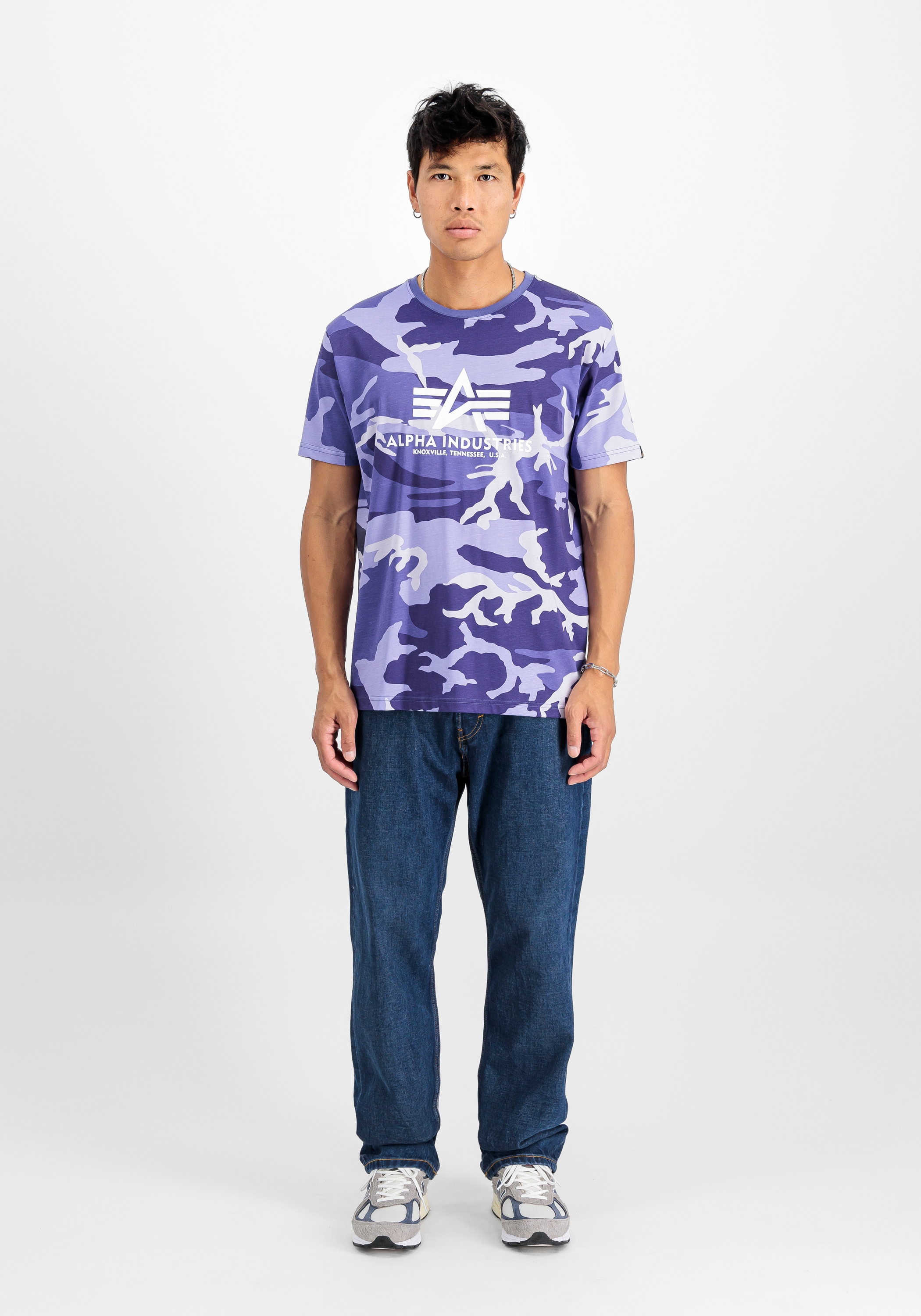 Alpha Industries T-Shirt »Alpha Industries Men - T-Shirts Basic T-Shirt BL Camo«