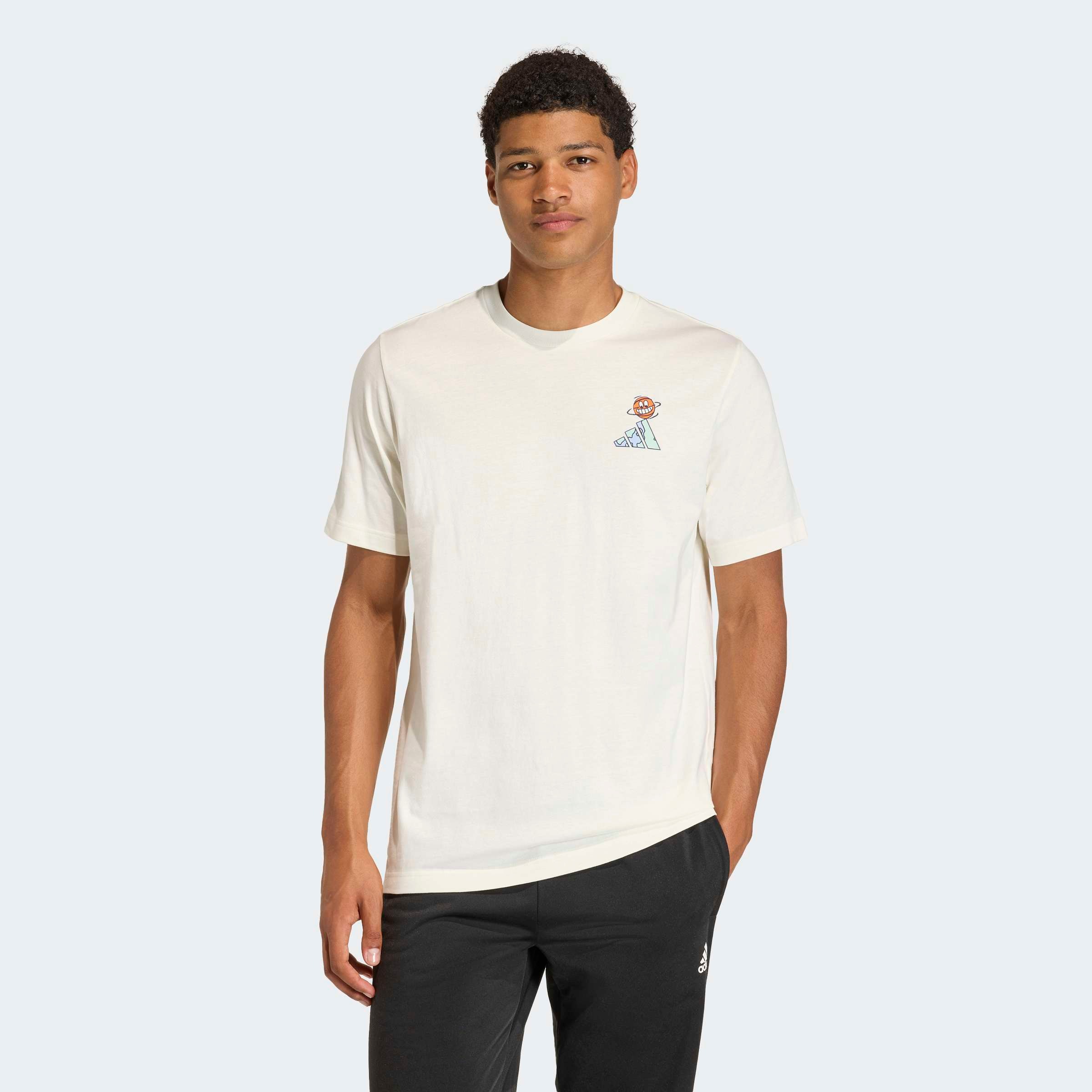adidas Sportswear T-Shirt »M ED T« für Erwachsene, mit sportlichem Stil, ohne Verschluss, aus Baumwolle