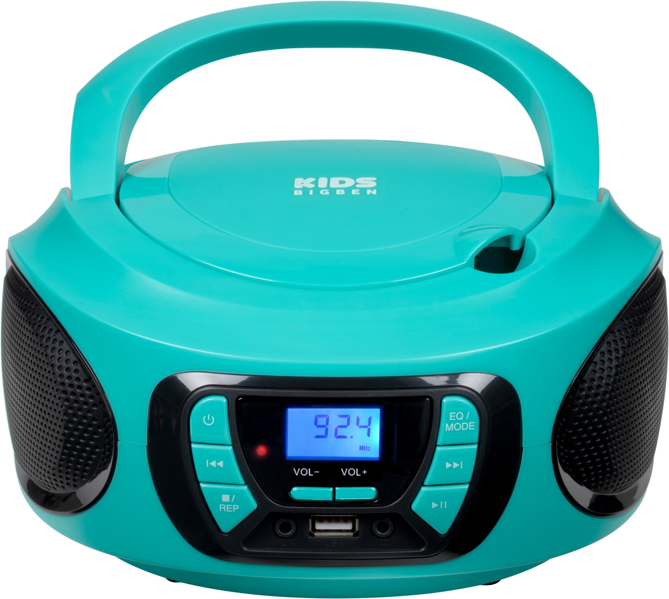 BigBen CD-Radiorecorder »Kids Tragbares CD/Radio AU387315 USB/BT blau«, (Bluetooth FM-Tuner)