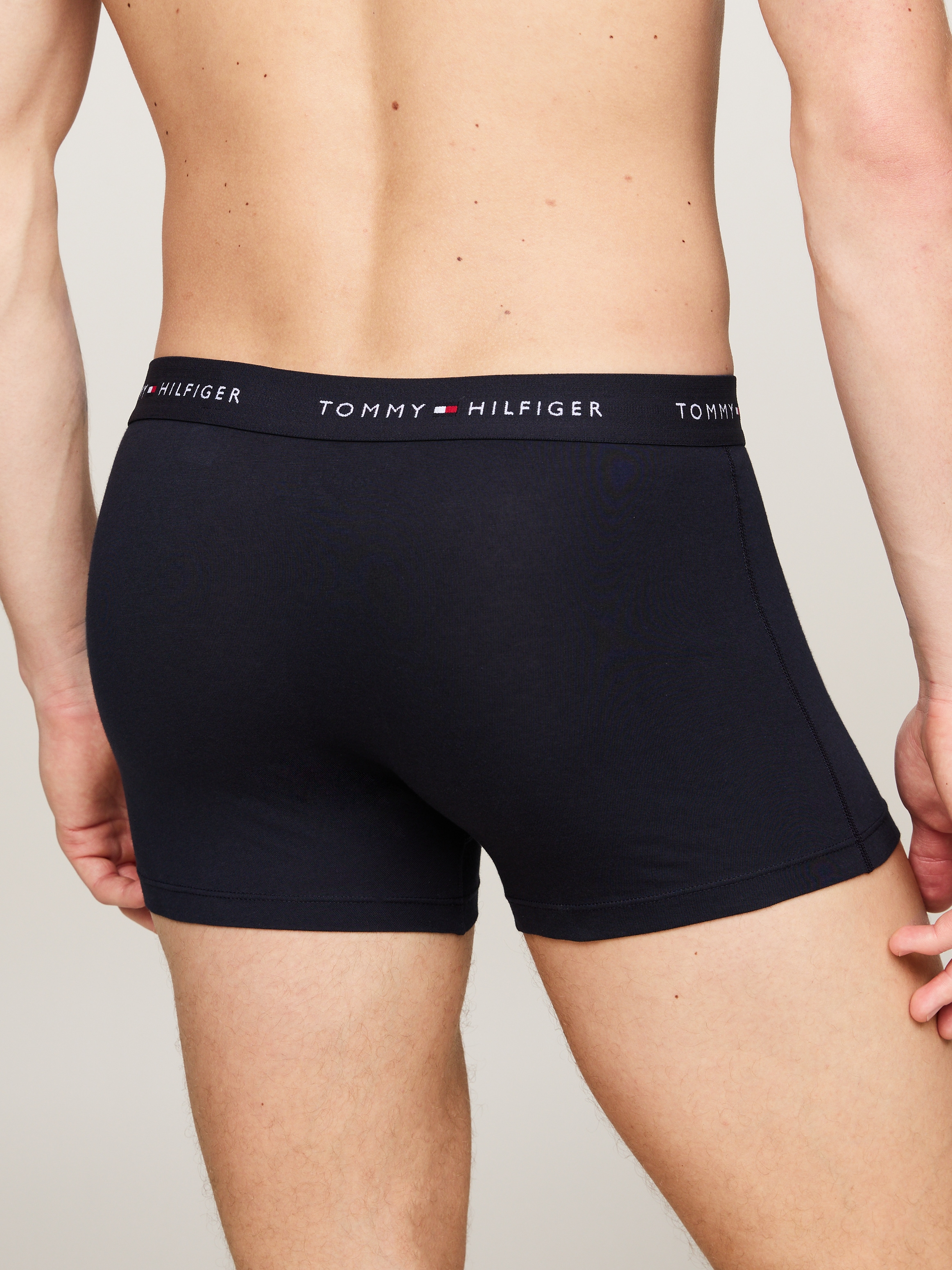 Tommy Hilfiger Underwear Trunk »3P WB TRUNK«, (Packung, 3 St., 3er-Pack), mit Logobund