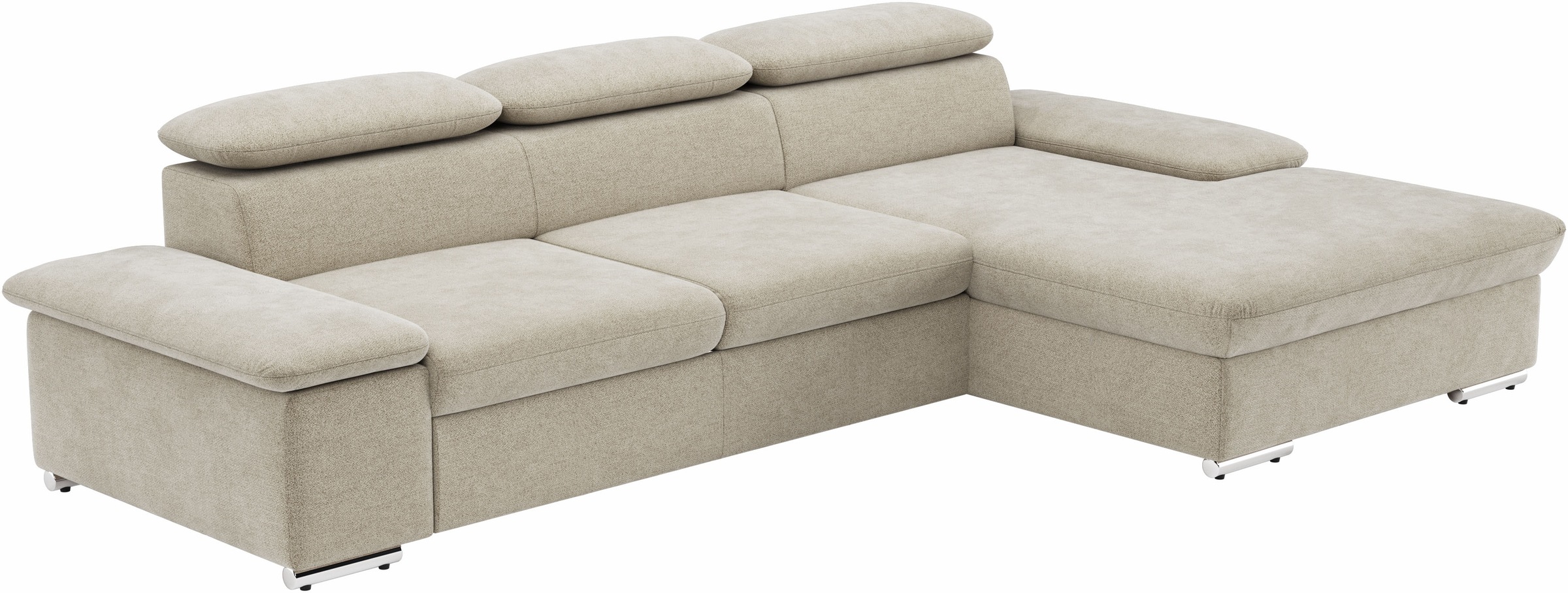 sit&more Ecksofa »Valantine L-Form«, inkl. Kopf- und Armteilverstellung, wahlweise mit Bettfunktion
