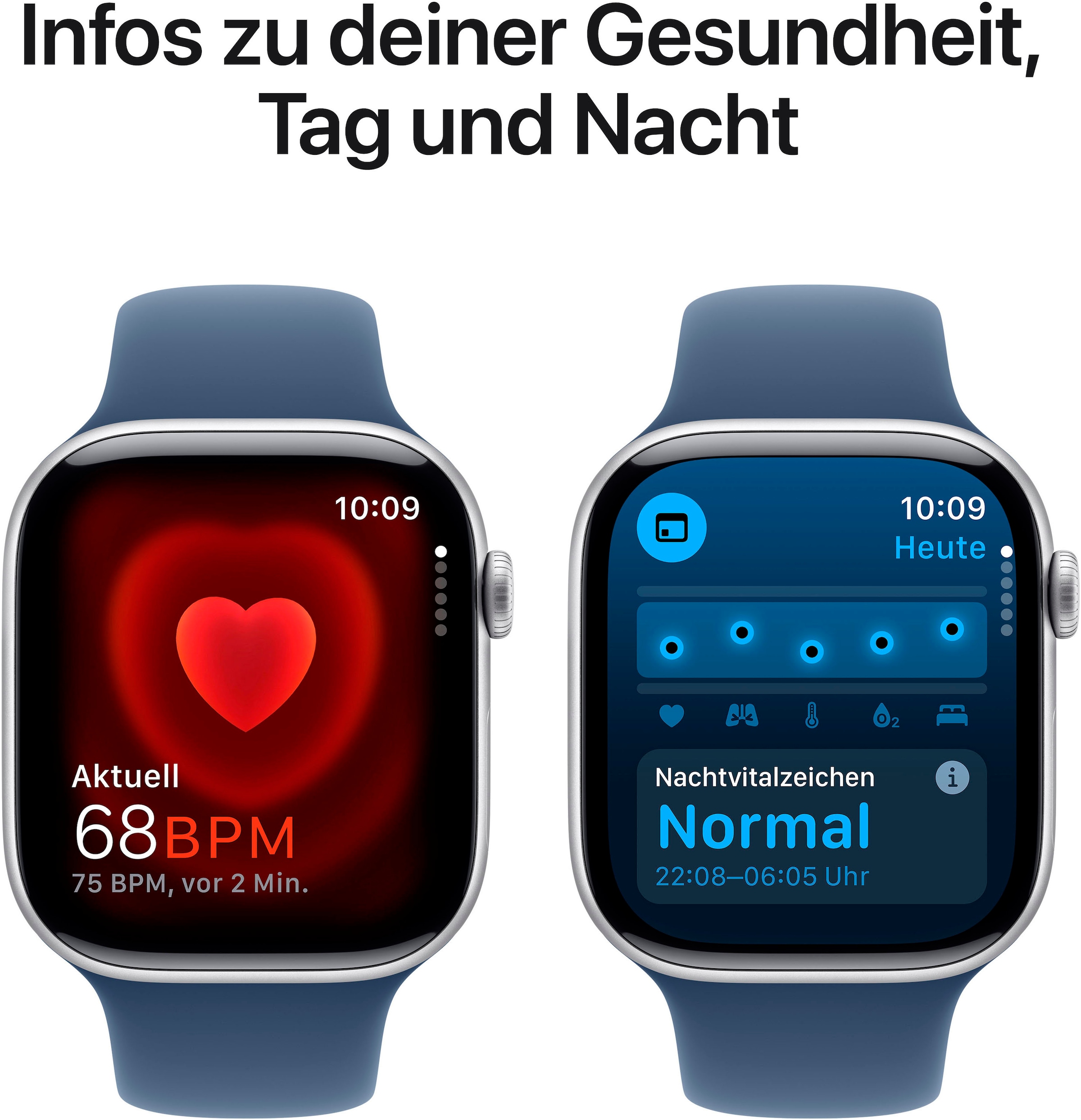 Apple Smartwatch »Watch Series 10 Aluminium«, Watch OS 11