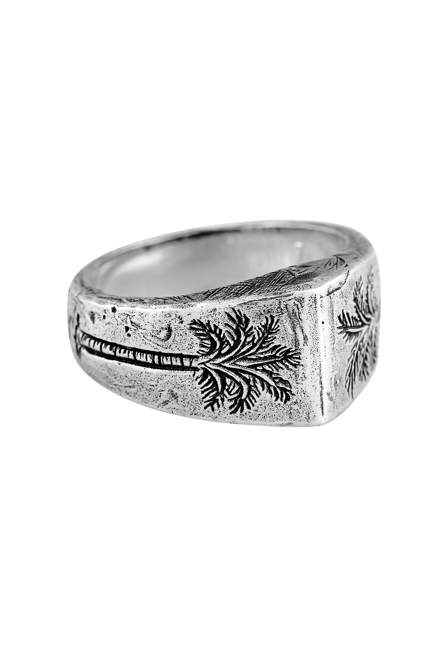 HAZE & GLORY Siegelring »Ring Herren Siegelring - Coconut Society 925 Silber«