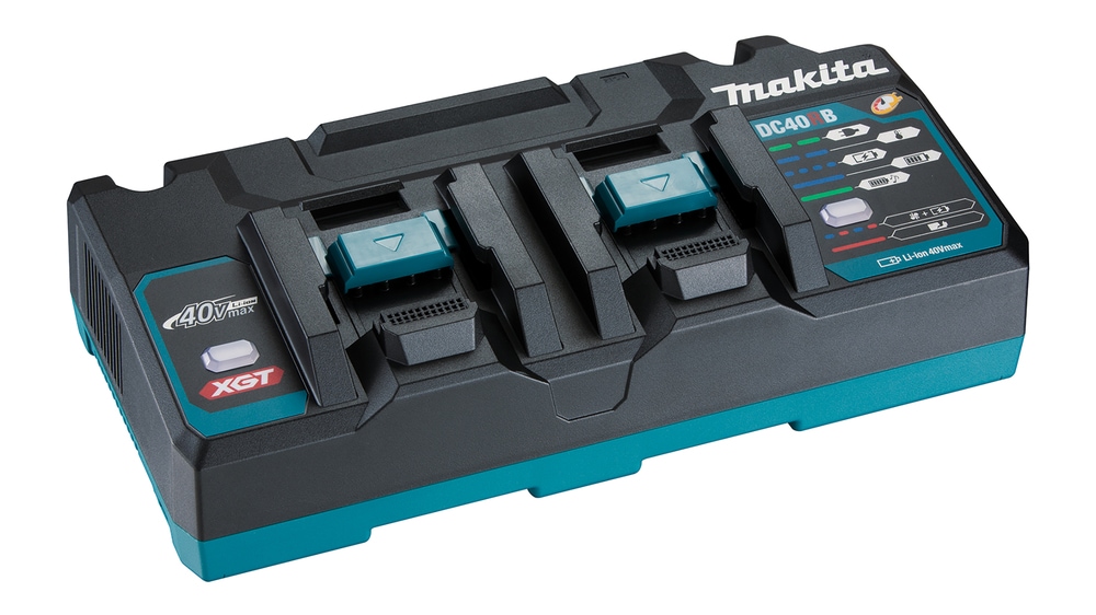 Makita Schnelllade-Gerät »DC40RB Doppel«, für zwei 40V max. XGT-Akkus