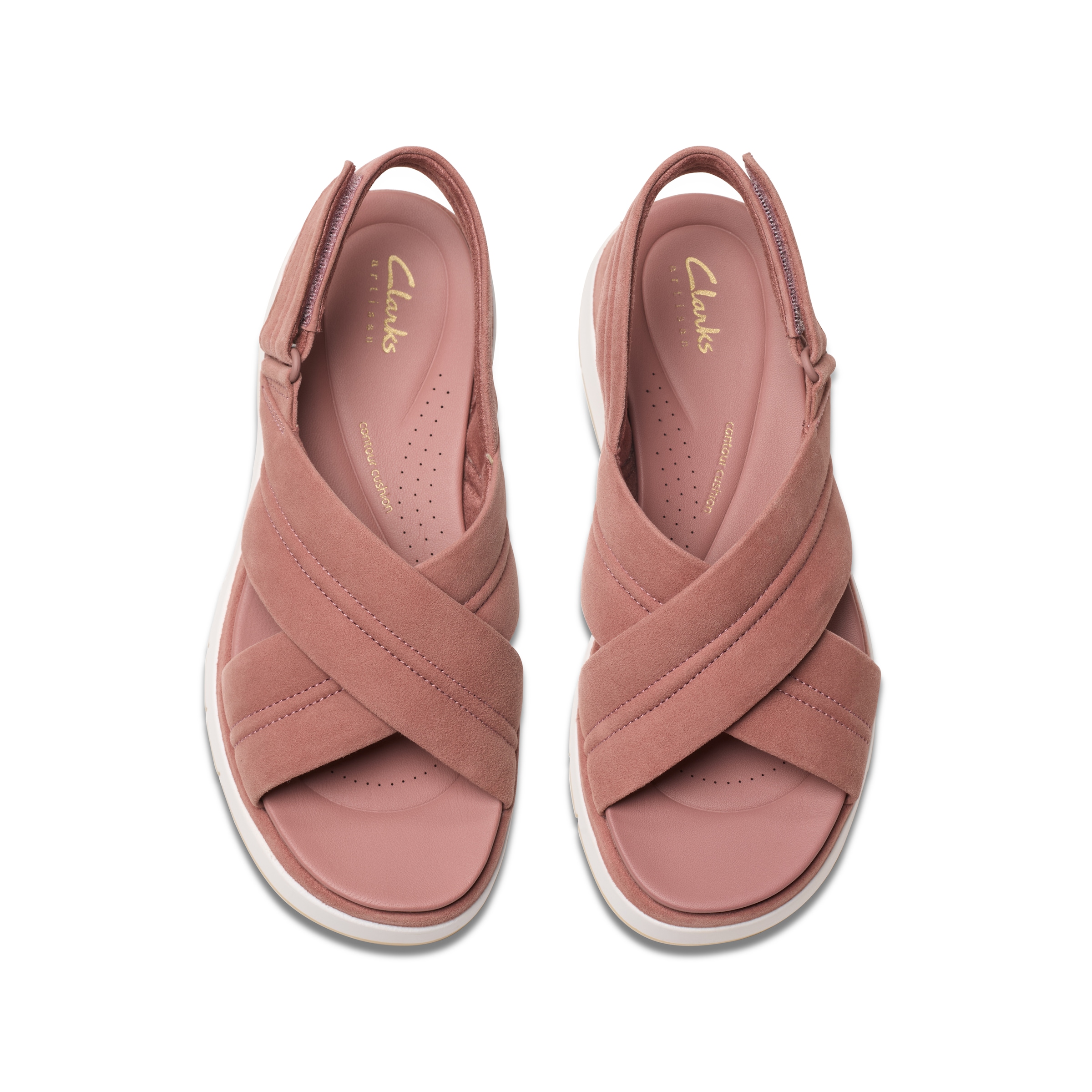 Clarks Sandale »Tuscan Cross«  , Sandalette, Flats, Sommerschuh mit Plateausohle