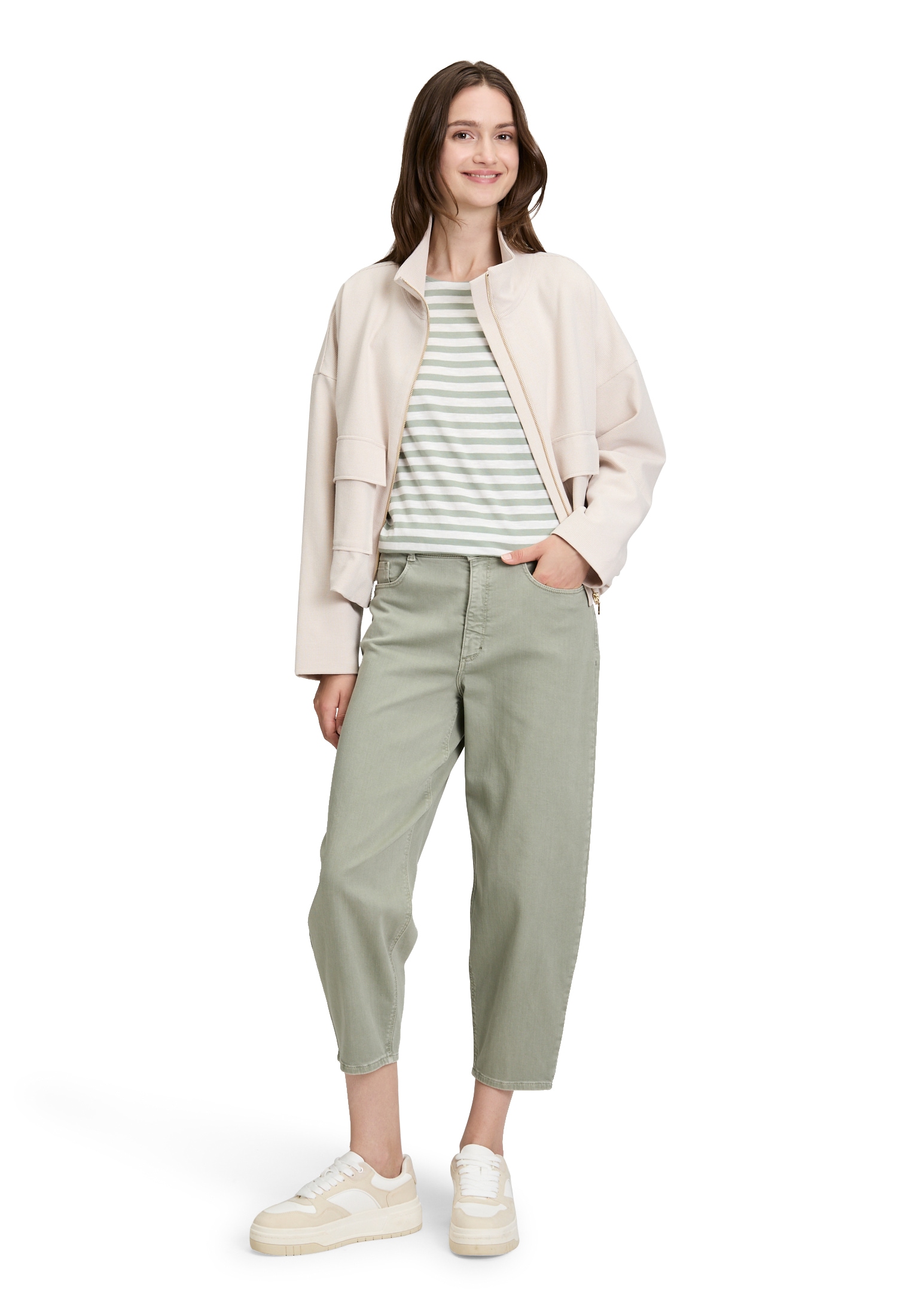 Betty&Co 3/4-Arm-Shirt »Ringelshirt mit Rundhalsausschnitt«